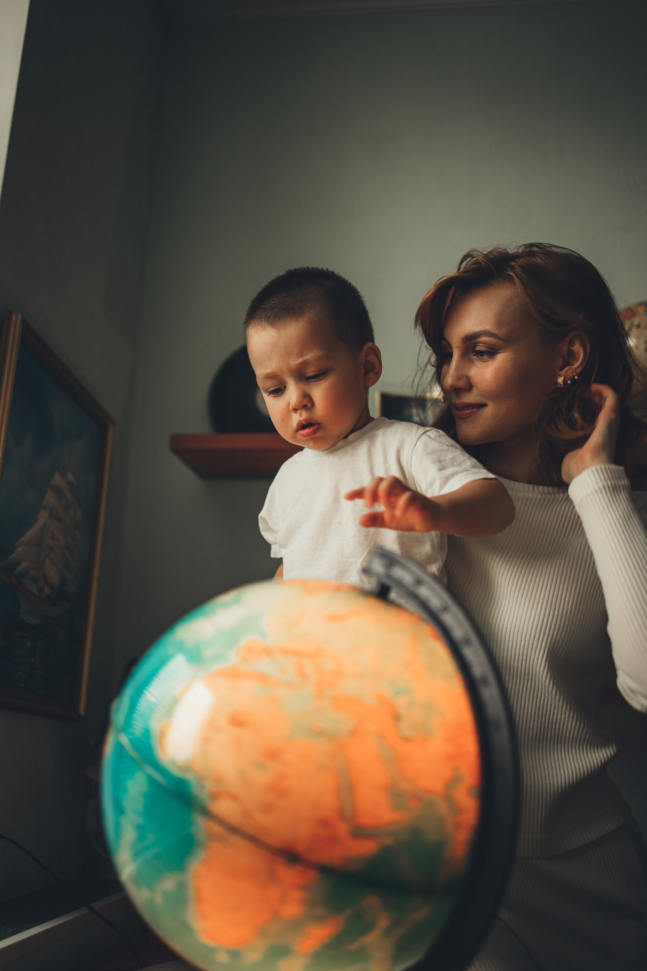 Волшебный глобус. Семейный lifestyle фотограф в Казани Ксения Верясова