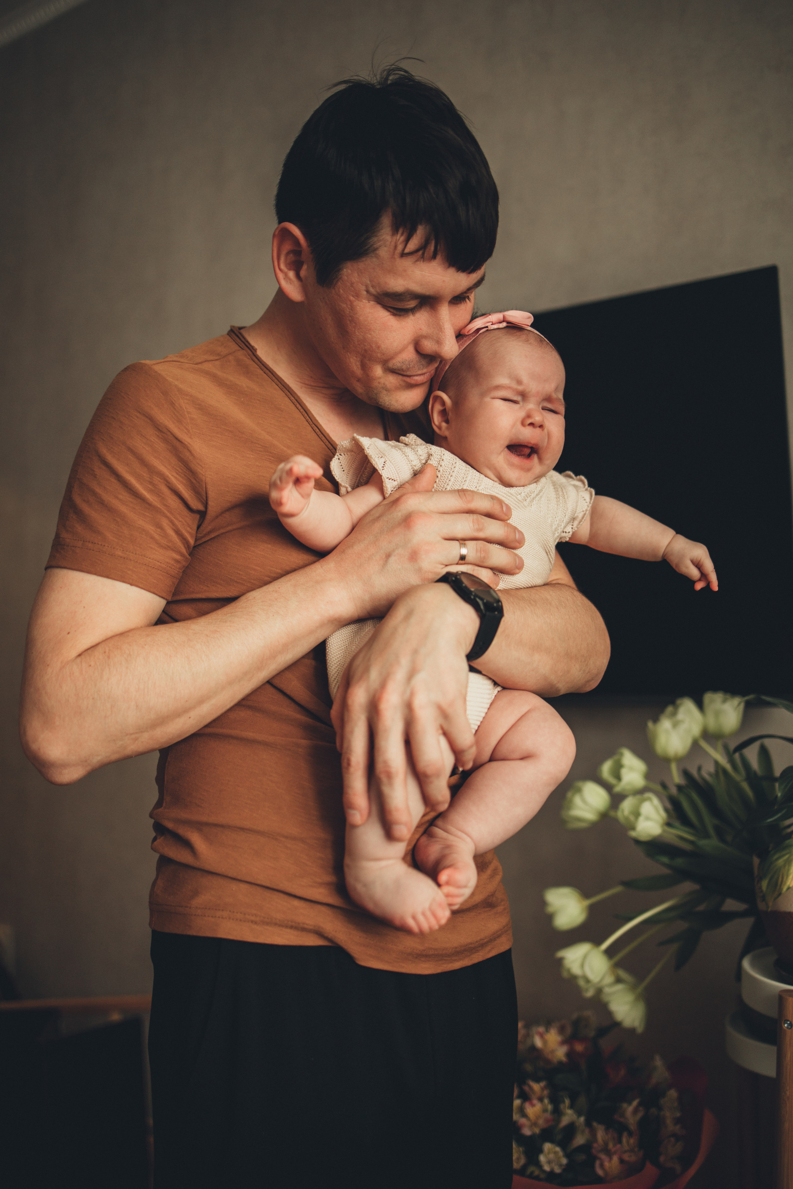 Первый цветок. Семейный lifestyle фотограф в Казани Ксения Верясова