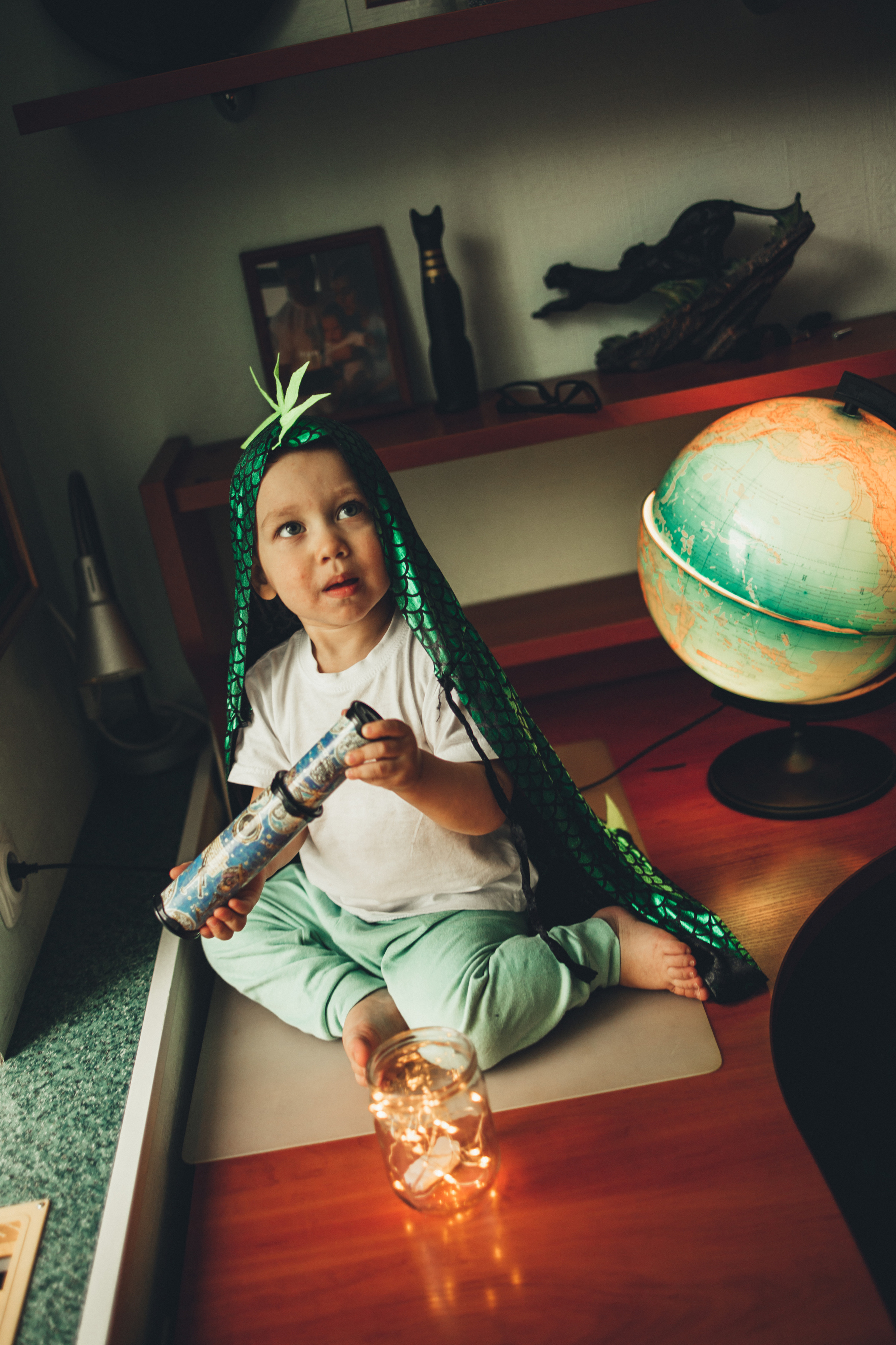 Волшебный глобус. Семейный lifestyle фотограф в Казани Ксения Верясова