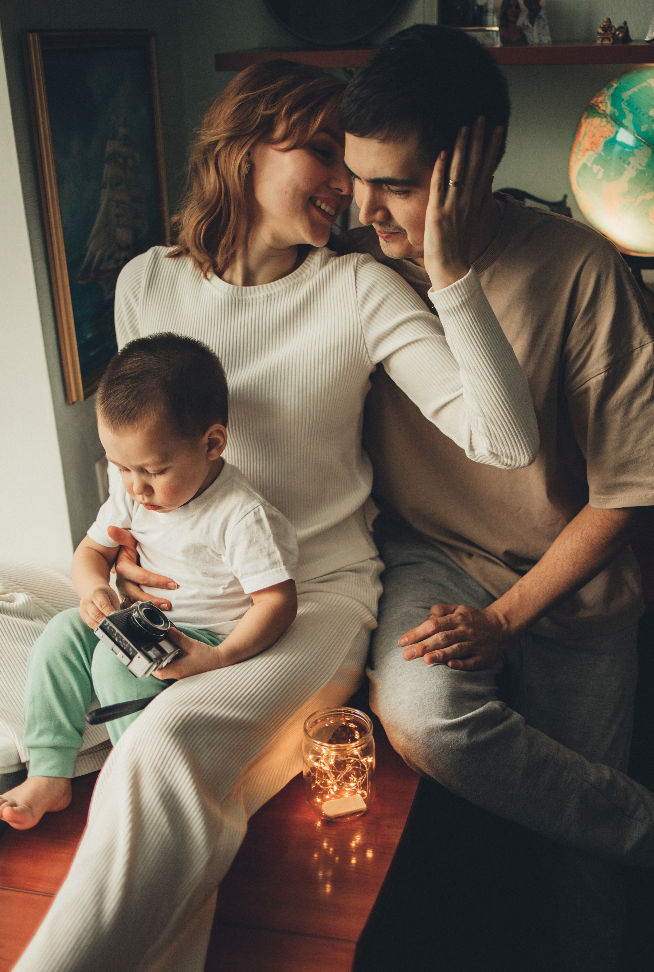 Волшебный глобус. Семейный lifestyle фотограф в Казани Ксения Верясова