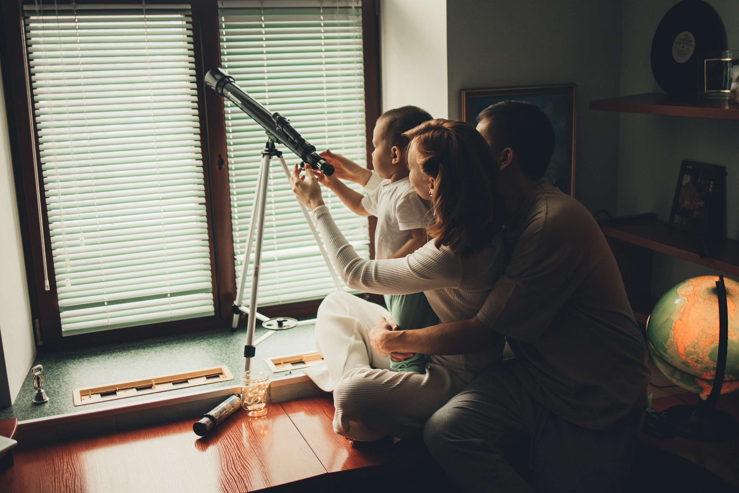 Волшебный глобус. Семейный lifestyle фотограф в Казани Ксения Верясова