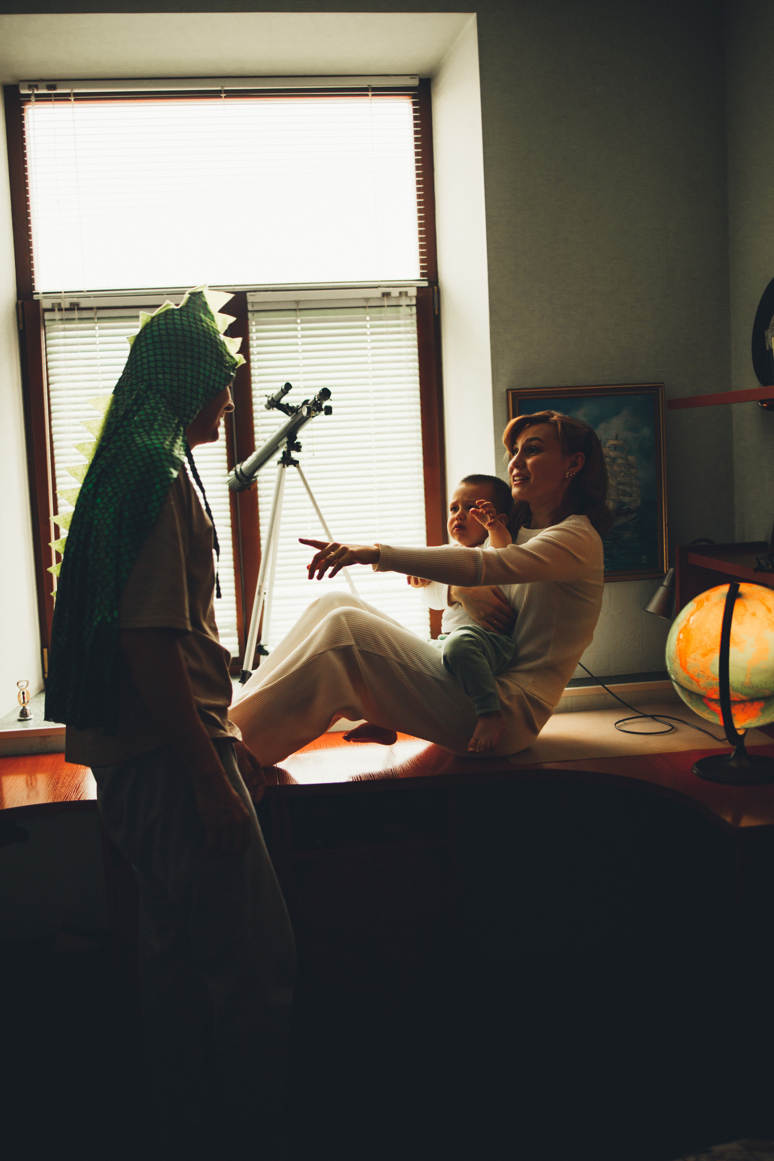 Волшебный глобус. Семейный lifestyle фотограф в Казани Ксения Верясова