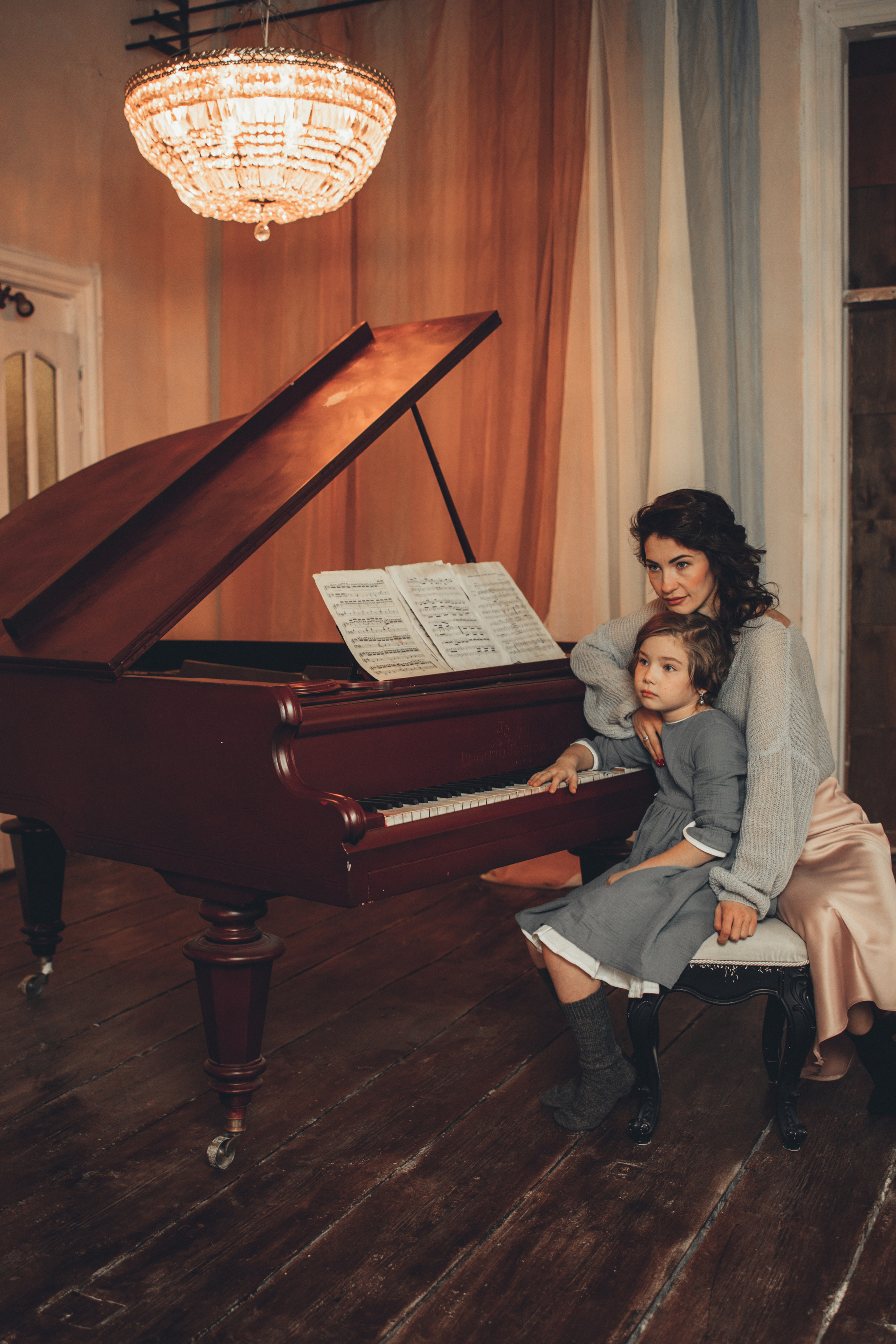 Старый рояль. Семейный lifestyle фотограф в Казани Ксения Верясова