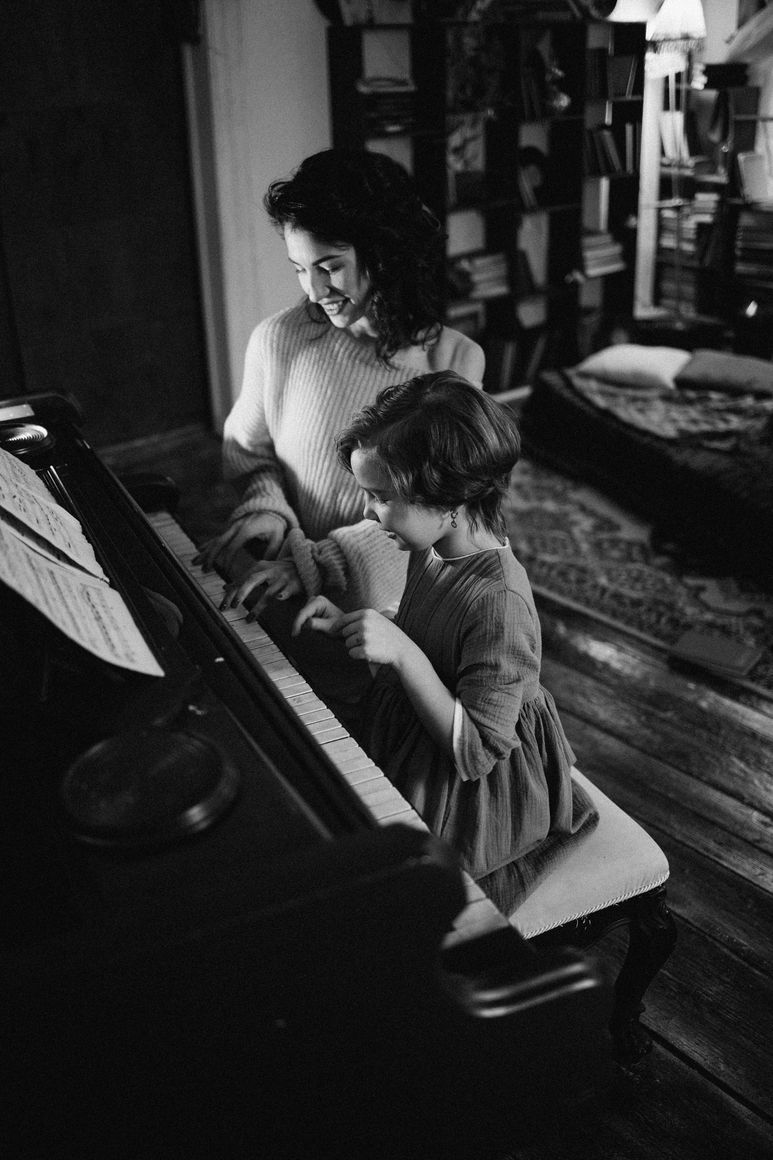 Старый рояль. Семейный lifestyle фотограф в Казани Ксения Верясова