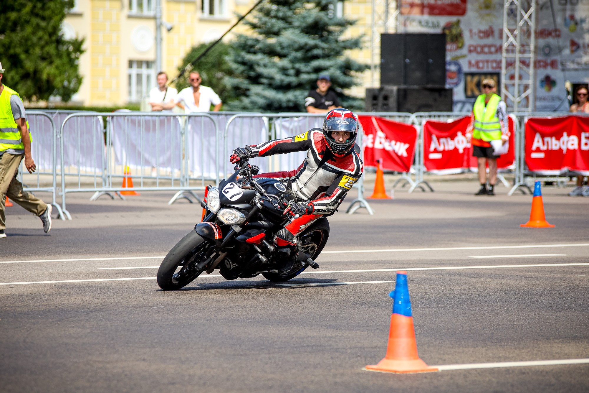 Кубок России по фигурному управлению мотоциклом. Спортивный фотограф Вадим Добедченков