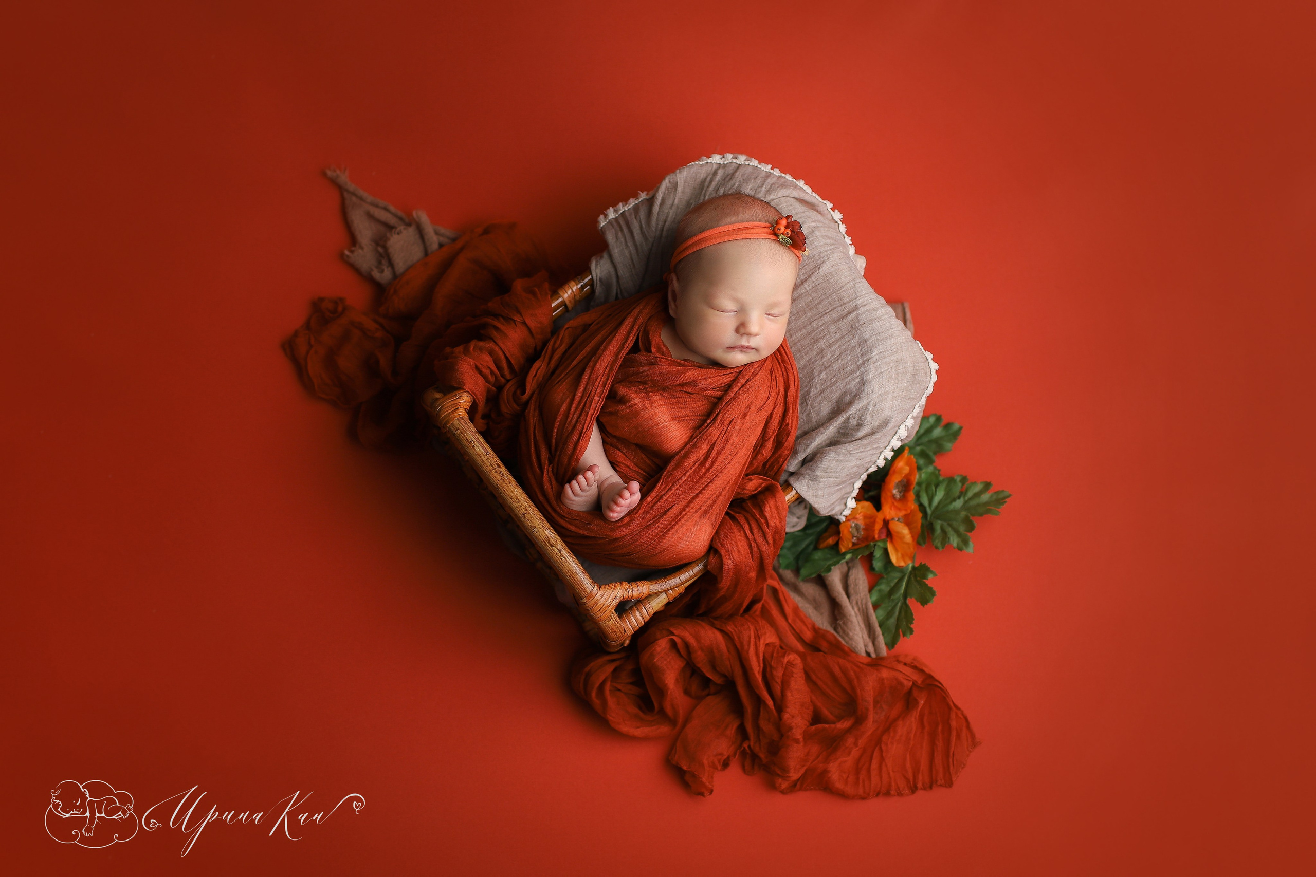 Новорожденная фотосессия для девочек. Ирина Кан Фотограф новорожденных в Екатеринбурге