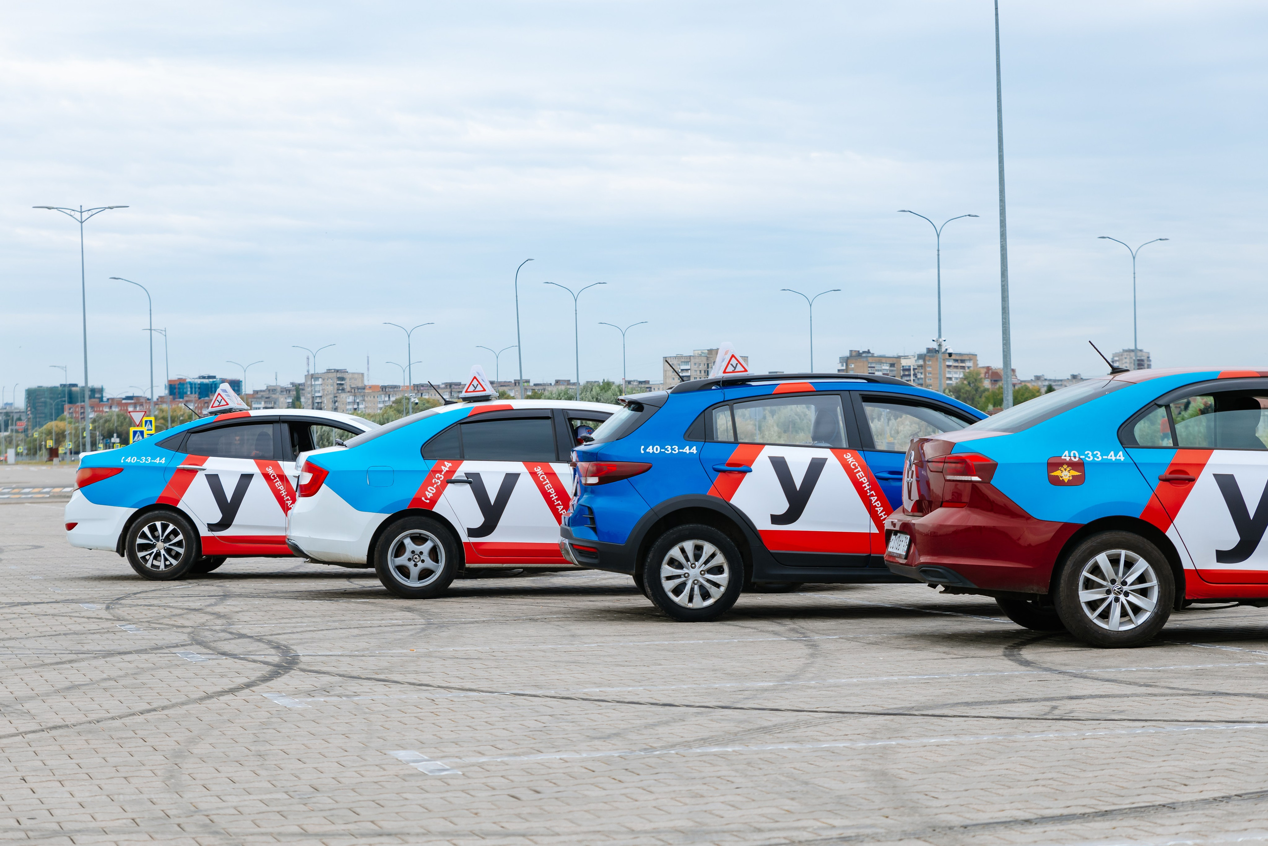 Extern-Garant Driving School. Content shooting. KRIS KRUPINNIKOVA