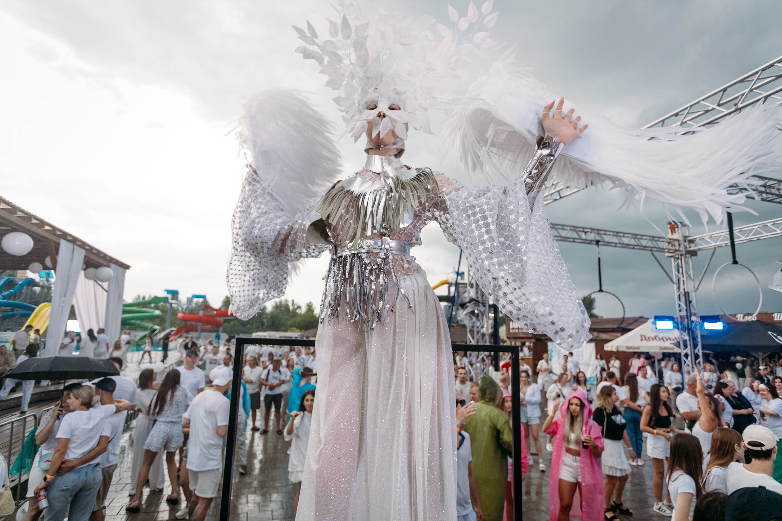 White Party @ Бархат парк. Репортажный фотограф Максим Полянский. Москва, Санкт-Петербург, Красноярск
