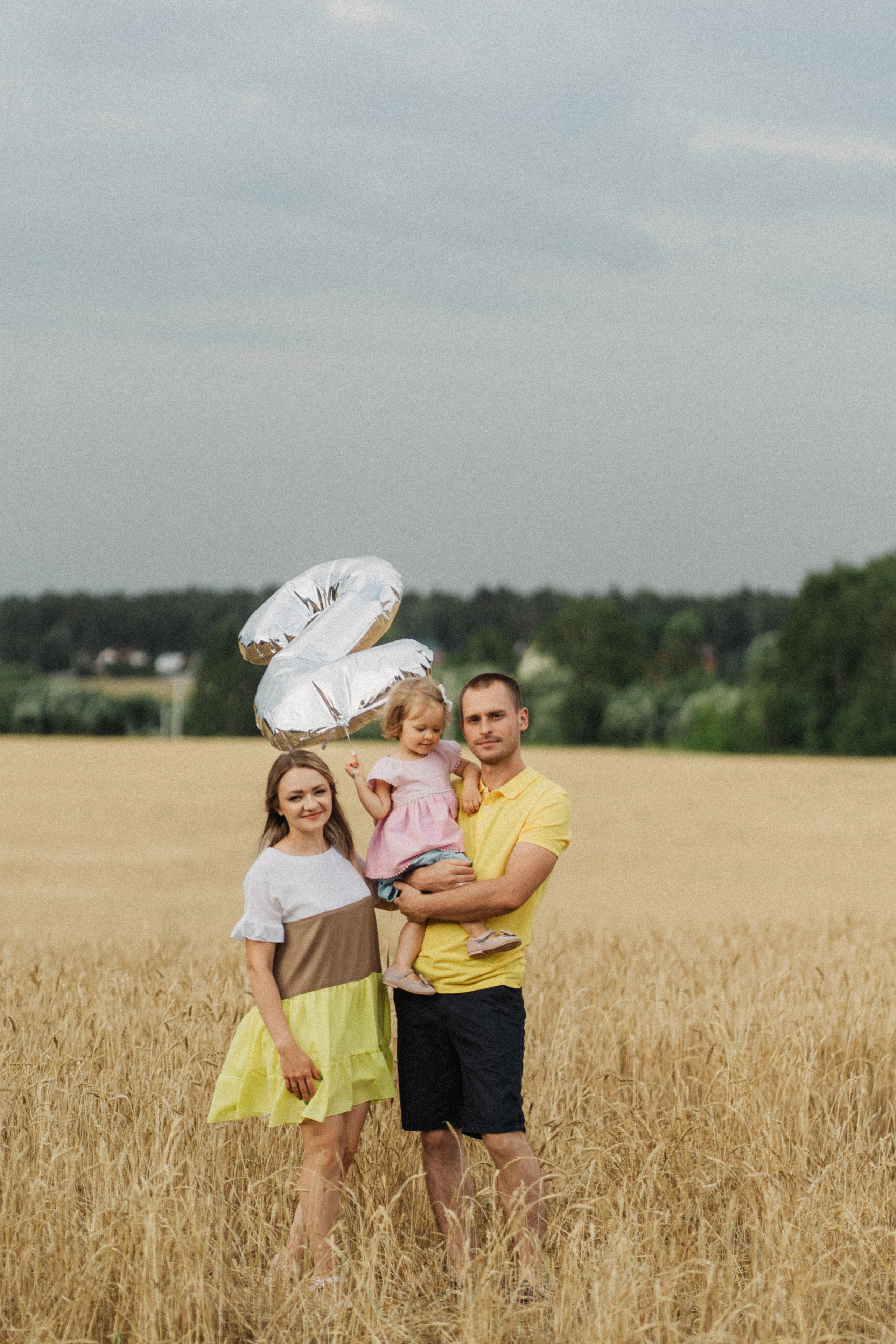 Малышка Лиза, Маша и Алексей. Фотограф Наталья Колганова