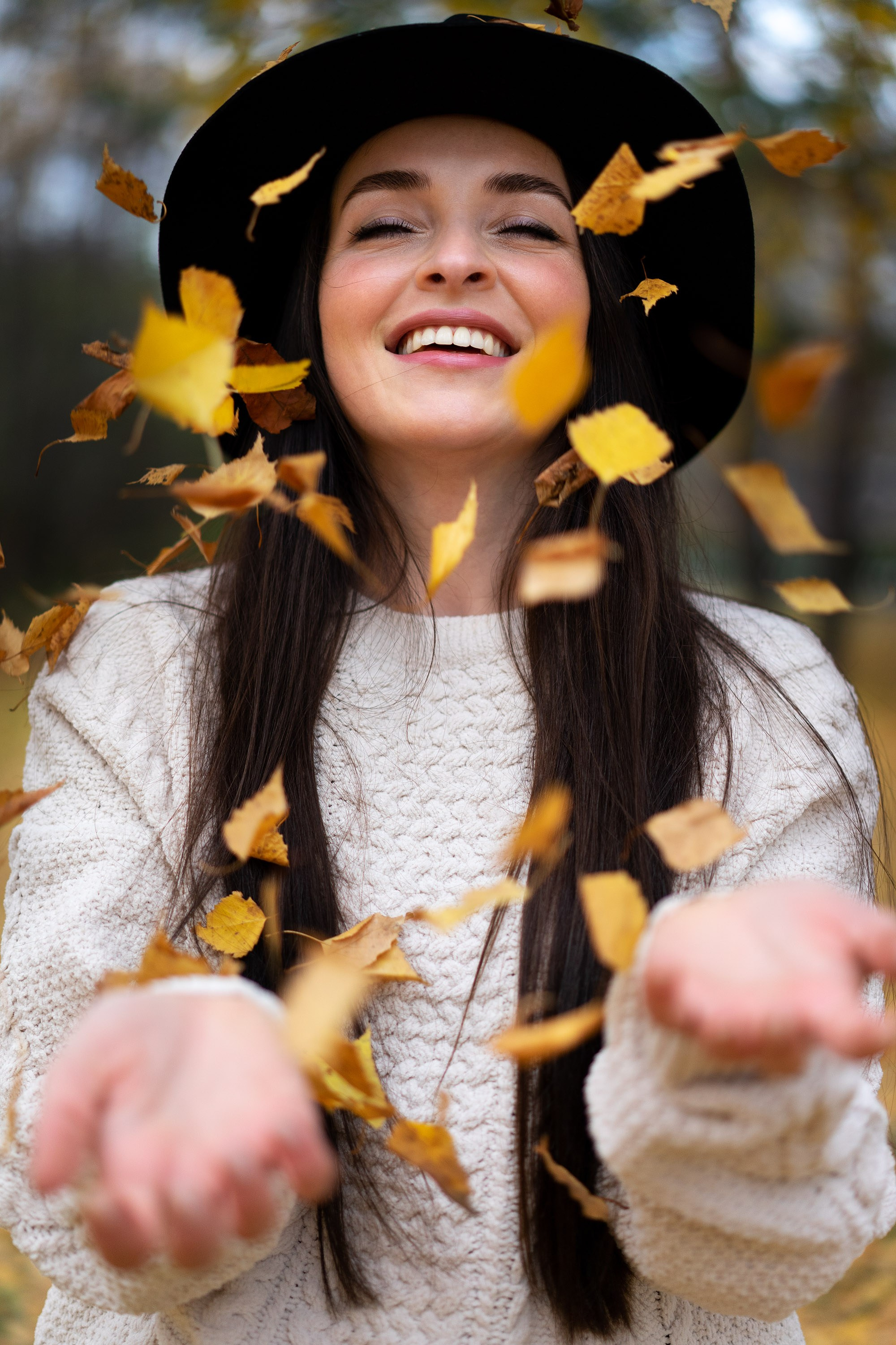 Портретная фотосессия на улице осенью. Фотограф Екатеринбург Кокшарова Александра