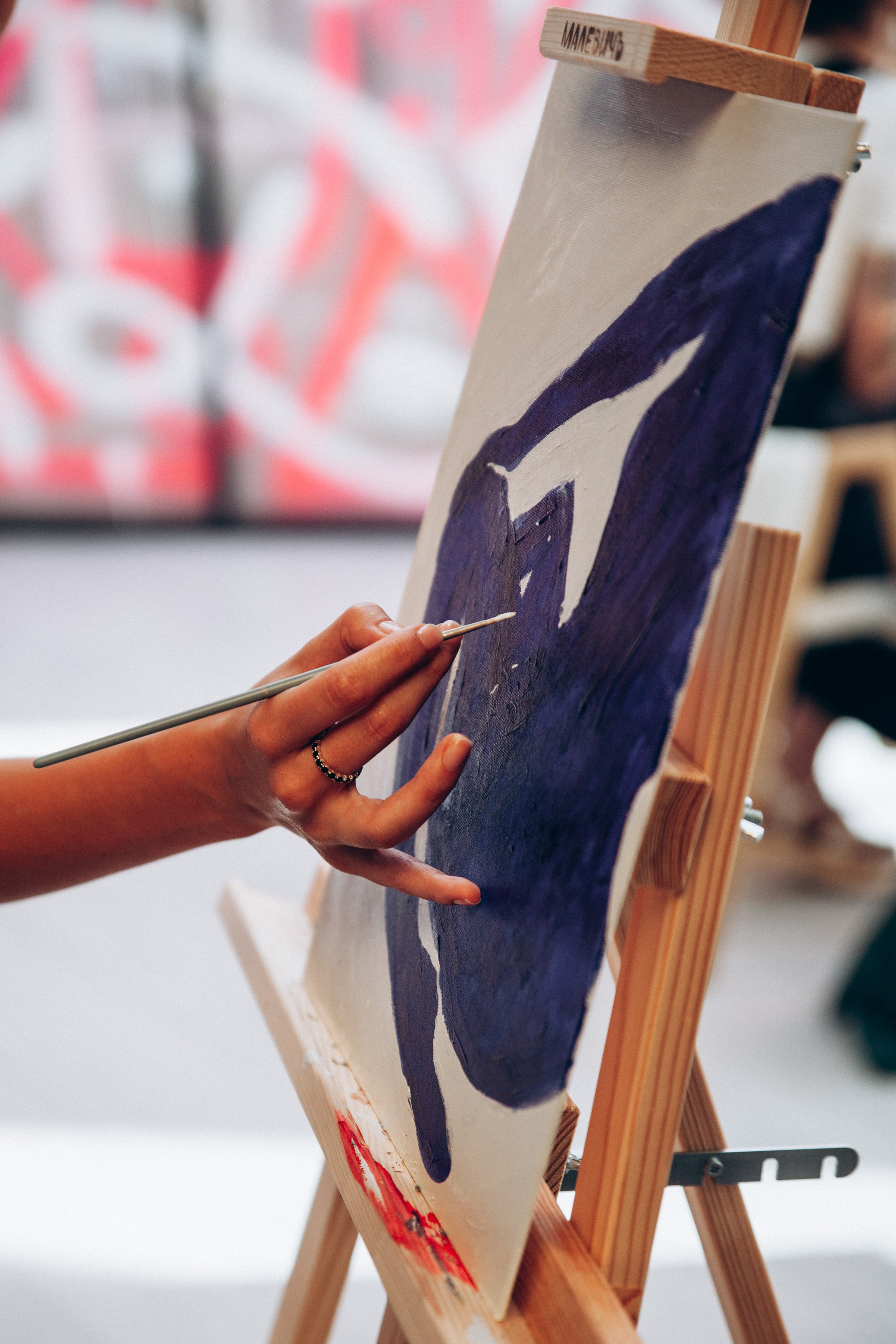 Мастер-класс по живописи. Преподаватель Анна К-К. Репортажный и детский фотограф в Минске