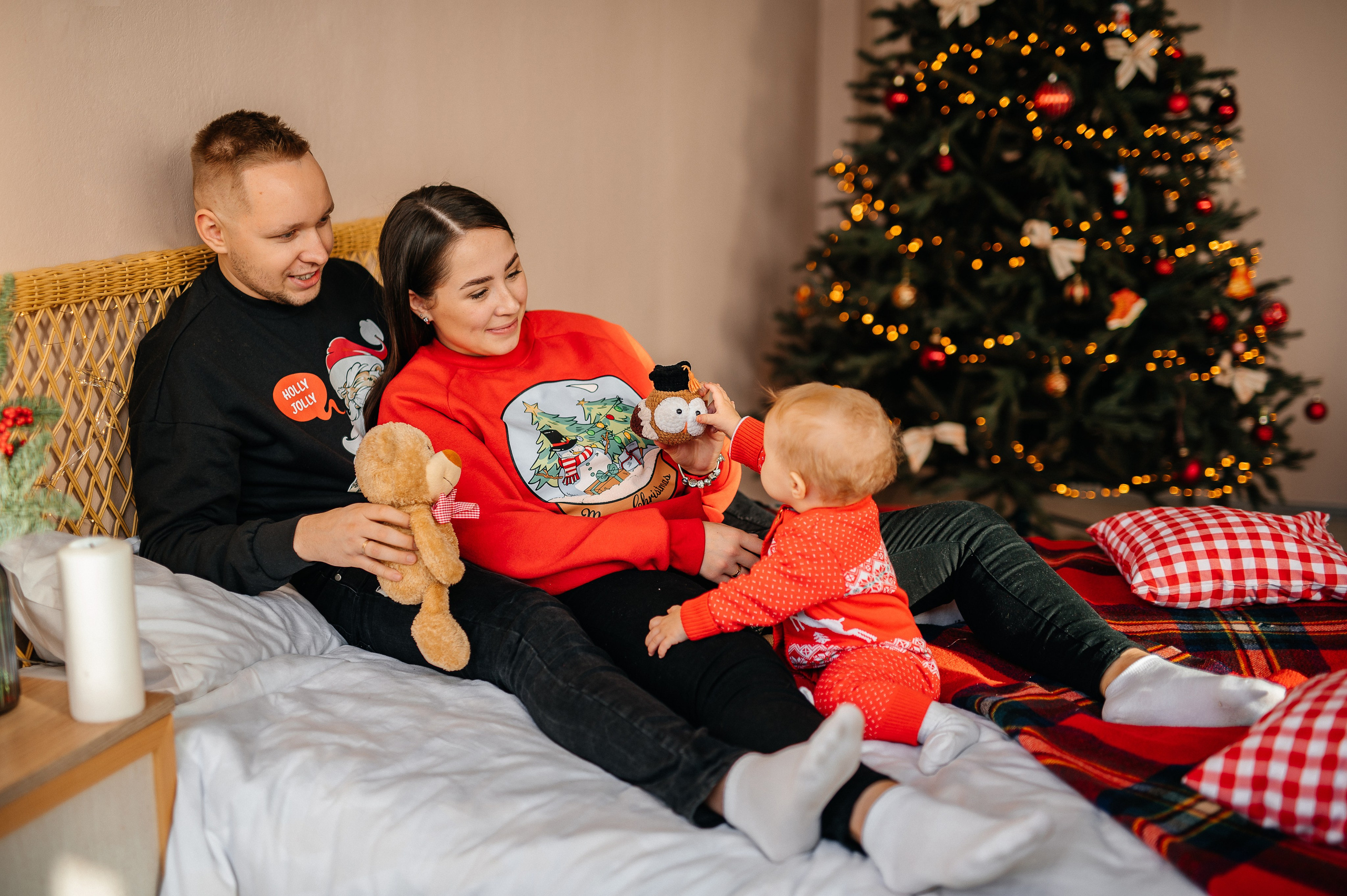 Новогодняя семейная фотосессия. Катя Курлович — семейный фотограф в Бобруйске и Минске