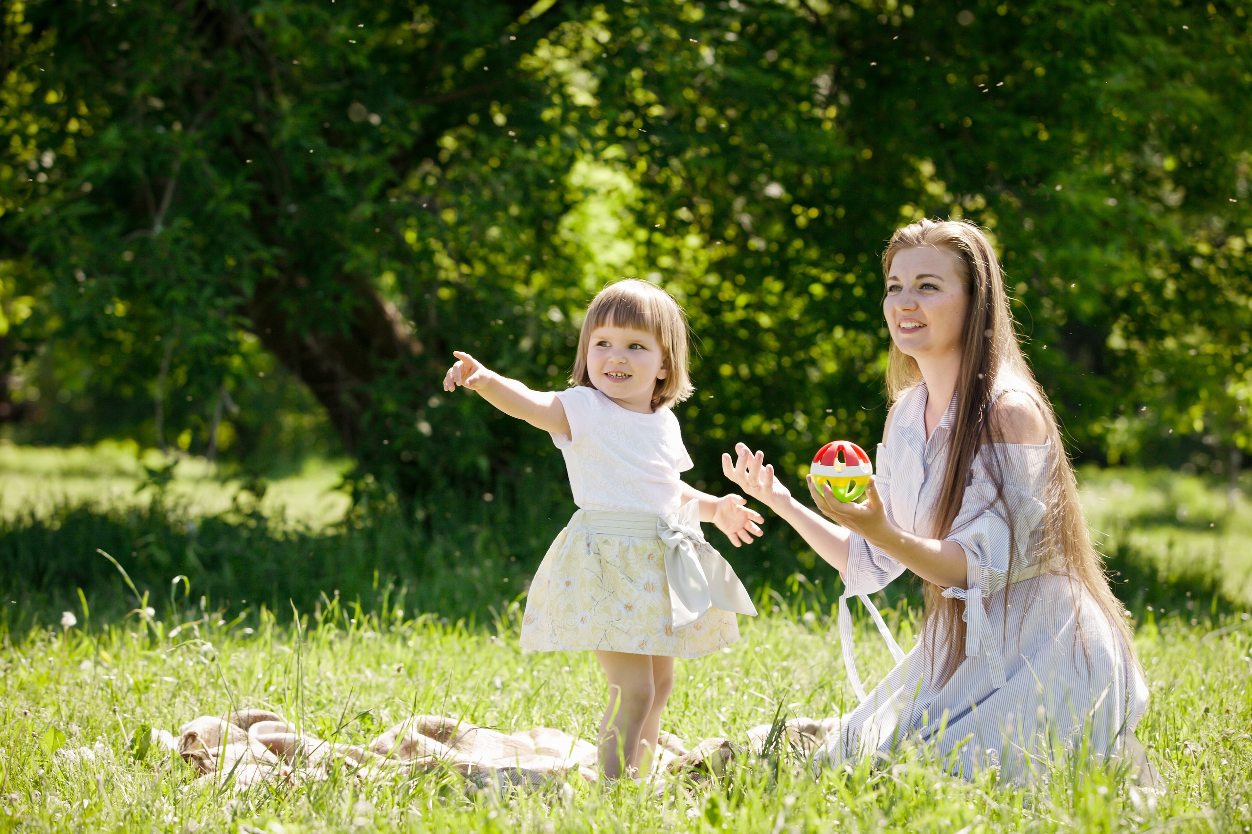 Семейная съемка в парке. Фотографы в Москве Светлана Устинова и Сергей Грачев