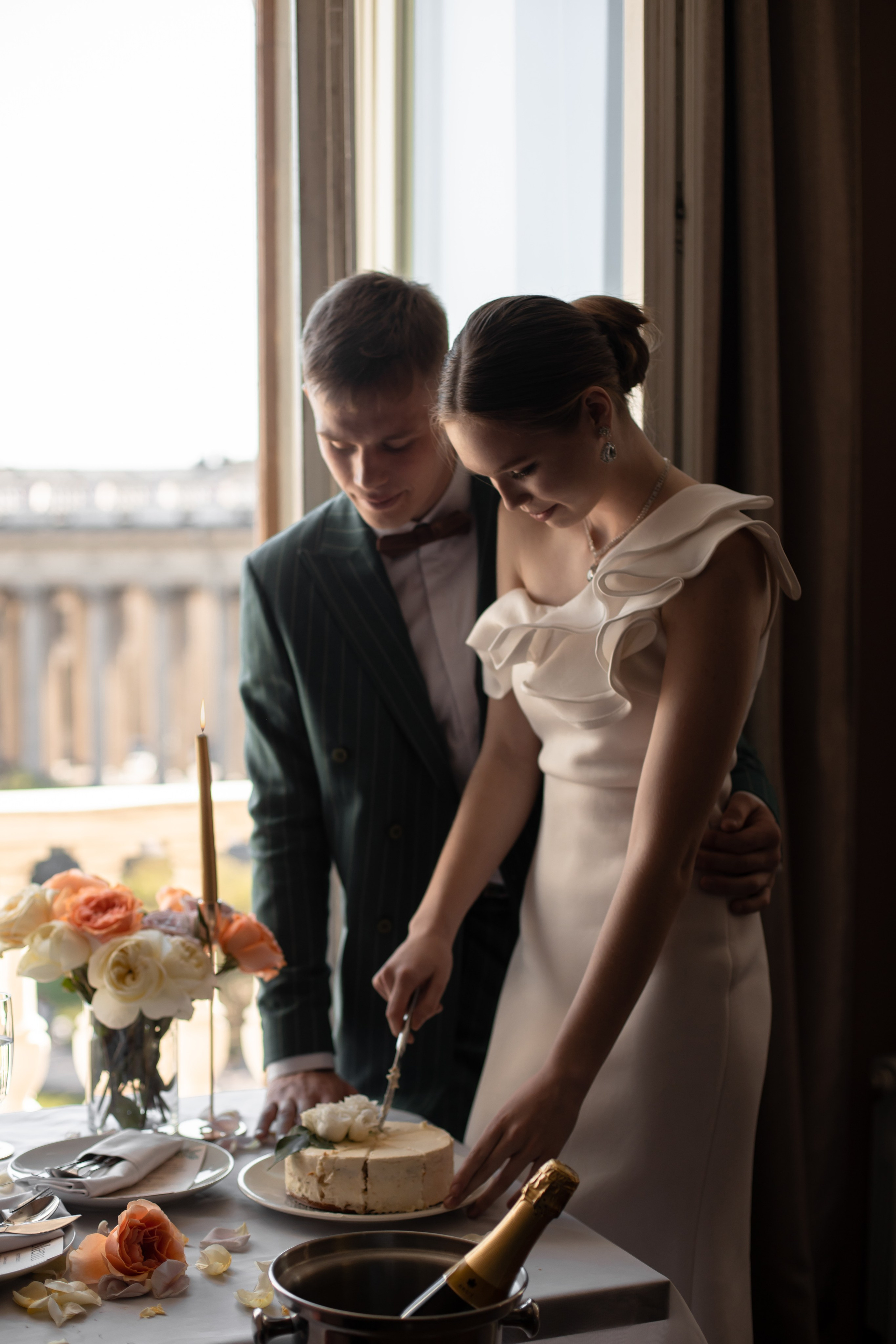 С видом на Казанский собора. Свадебный и семейный фотограф в Москве Диана Левченко