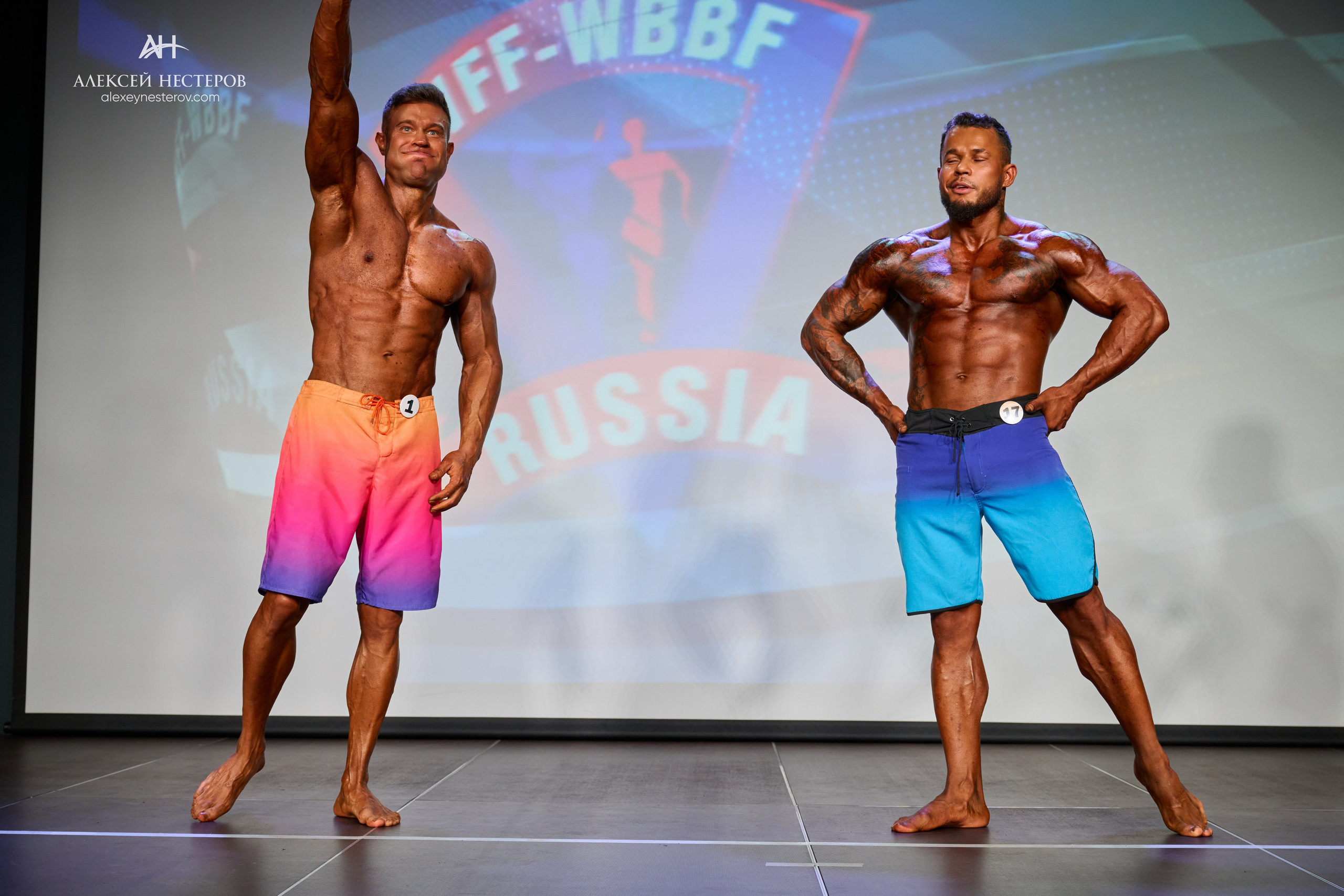 Фото с турнира «Прометей 2, WFF-WBBF Russia» 26 октября 2025. Спортивный фитнес фотограф Алексей Нестеров