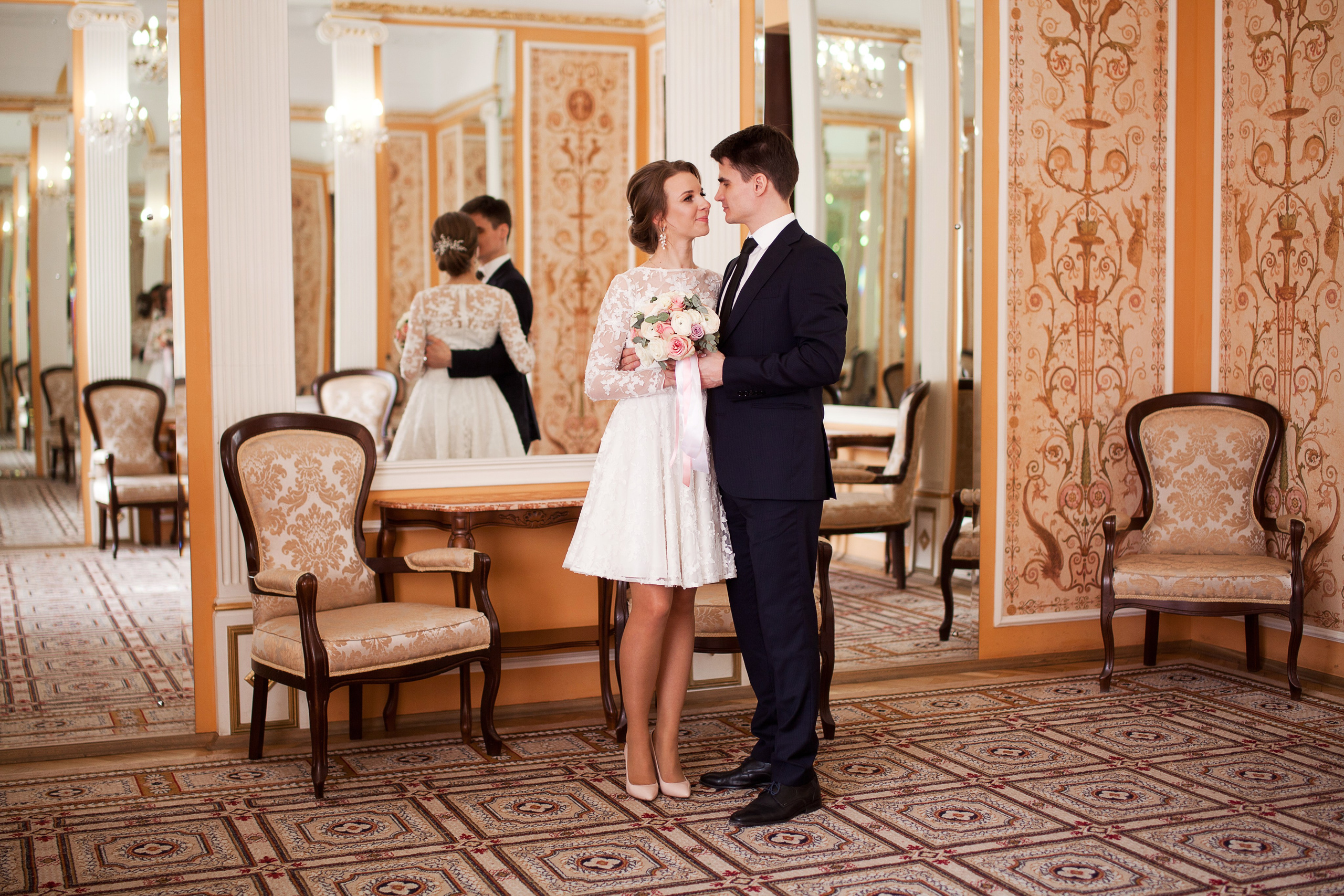 Владимир и Марина Грибоедовский ЗАГС. Семейный и свадебный фотограф Москва Канделаки Ольга