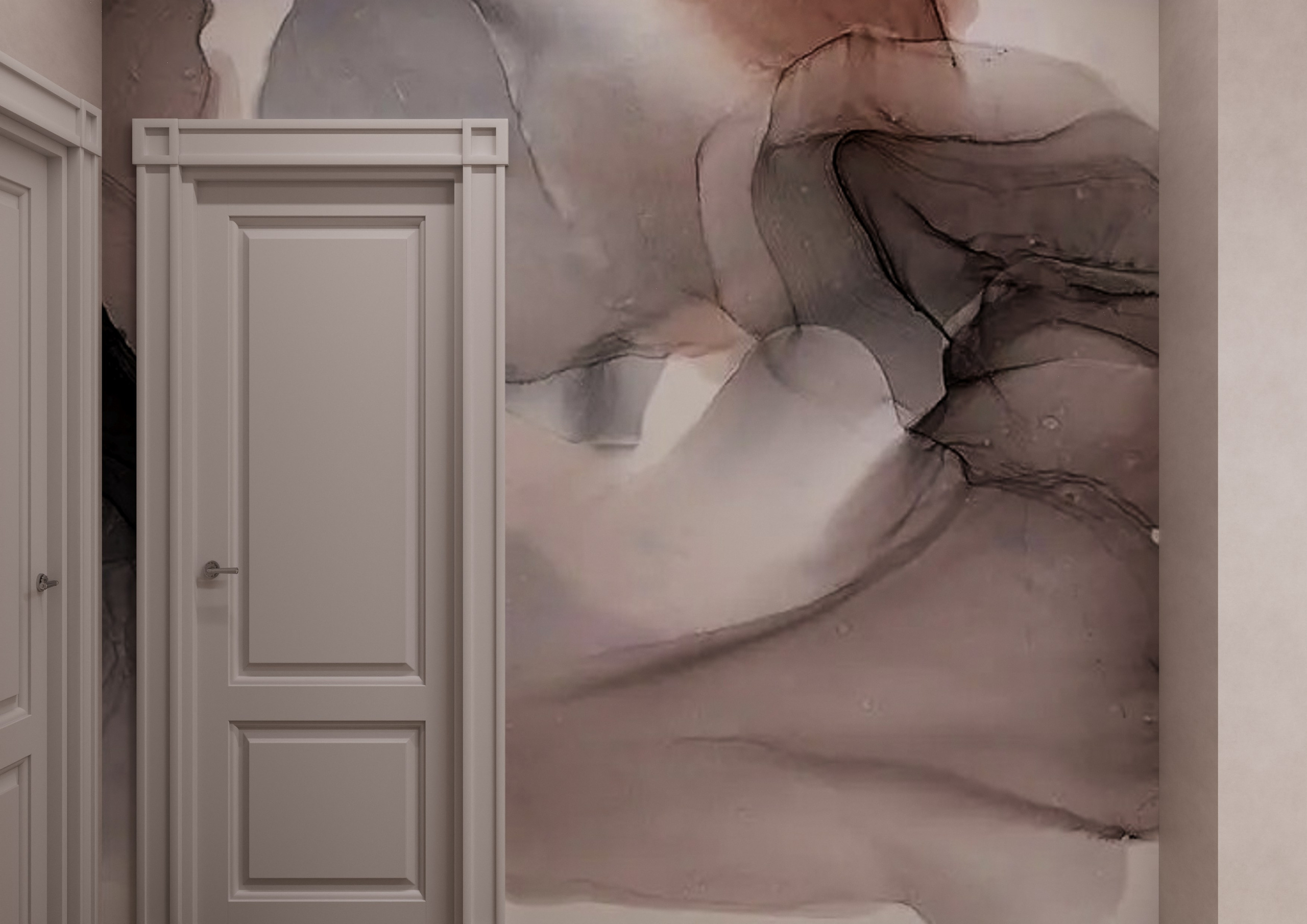 Просторная стильная двушка г. Краснодар. Батракова Наталья дизайнер интерьеров Санкт-Петербург Москва Архангель