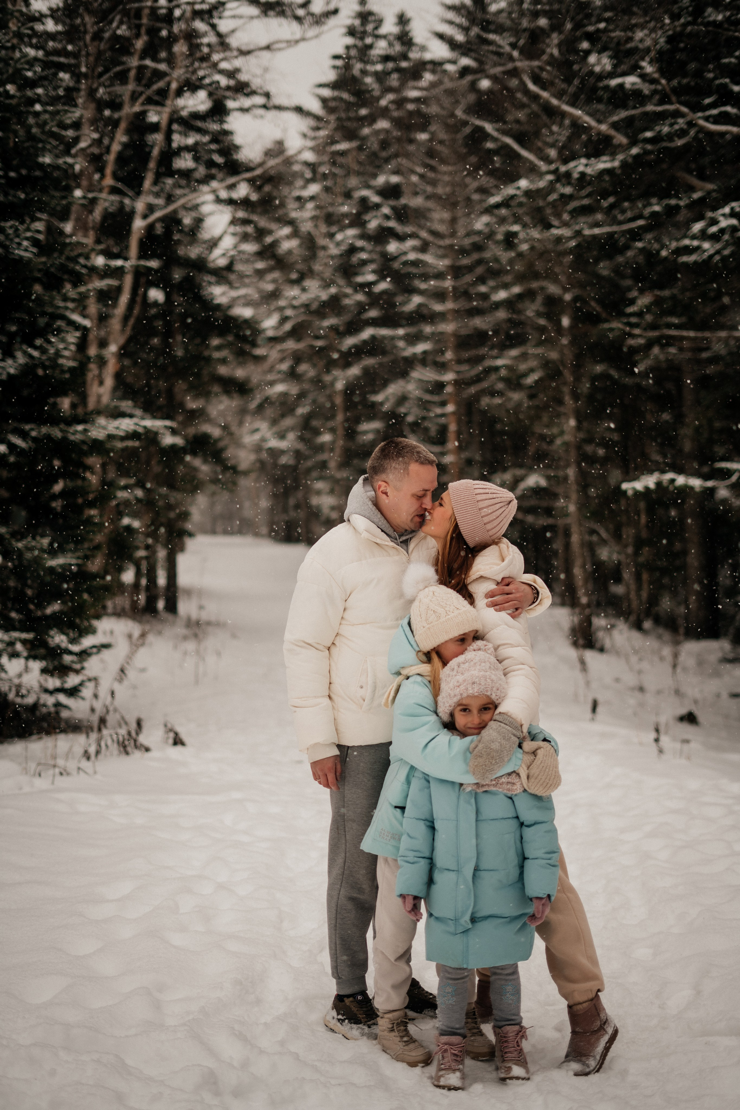 Зимняя семейная фотосессия сахалин. Фотограф сахалин