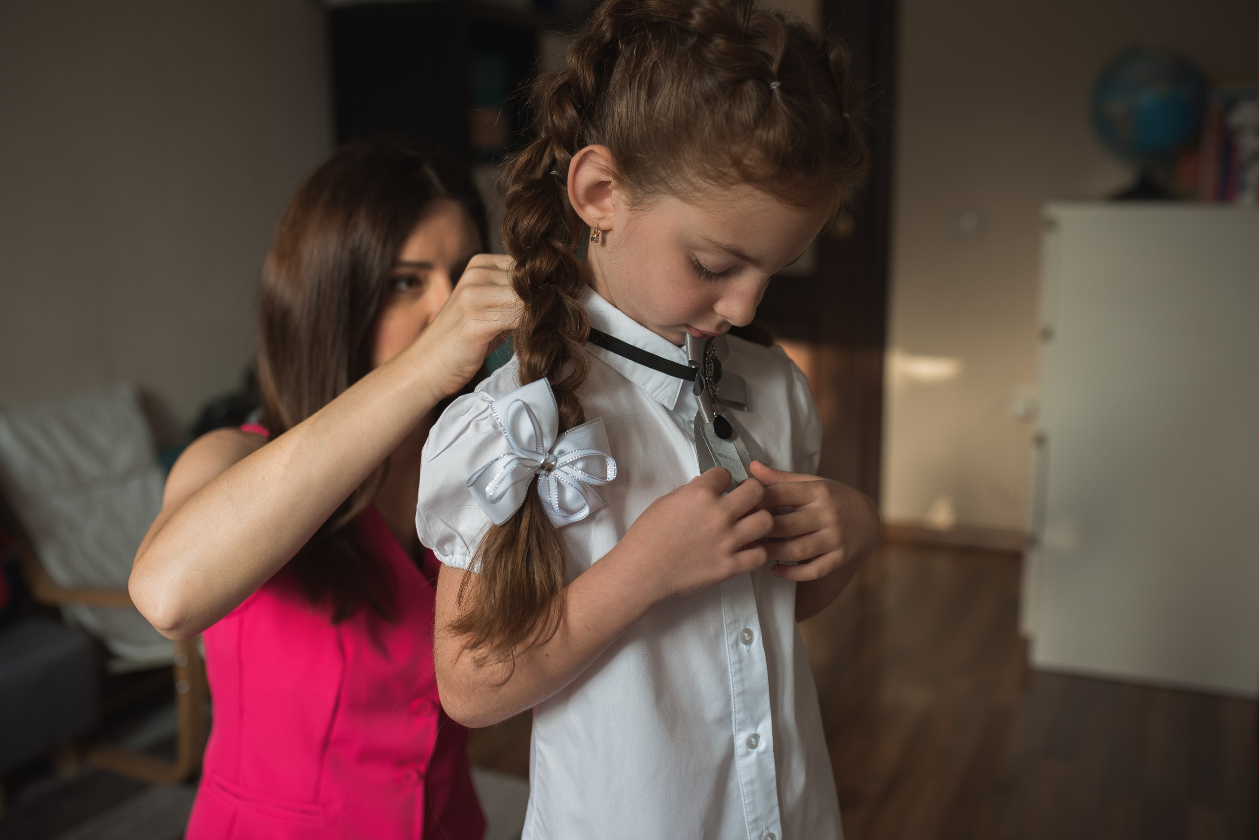 Есения. Первый раз в первый класс. Семейный фотограф в Ростове-на-Дону Мария Панарина