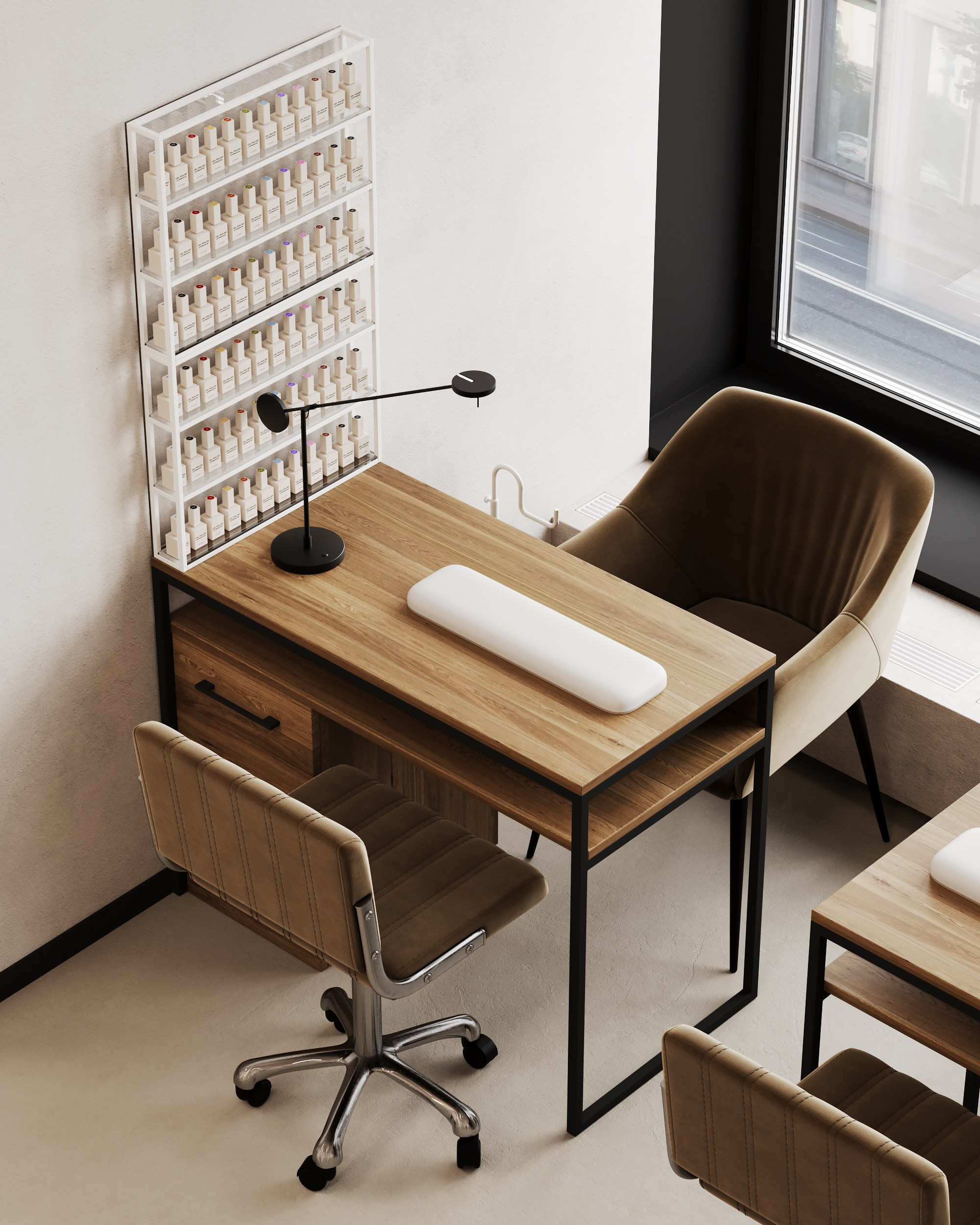 Beauty Salon Tatcher. Дизайн интерьера | 3D визуализация | Миланская Марина