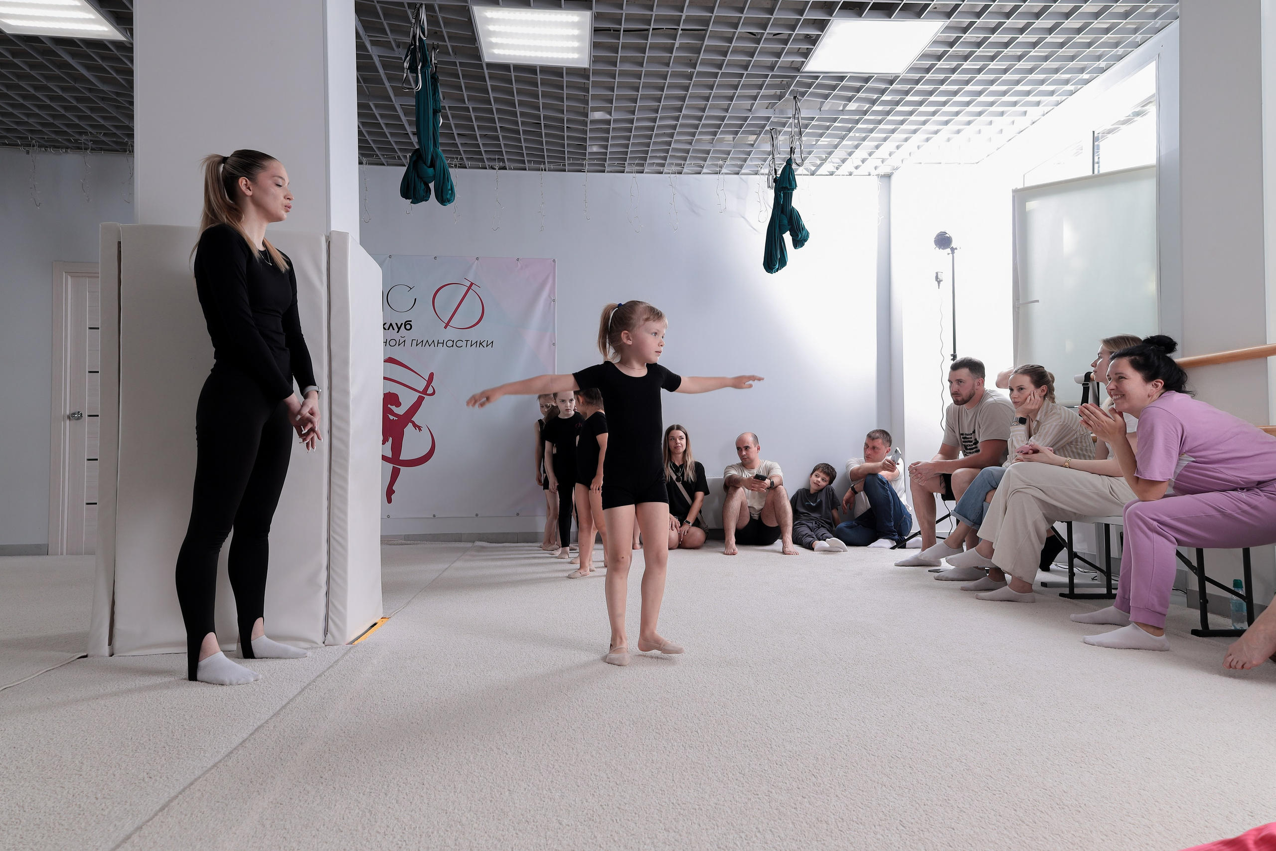Открытый урок гимнастика. Фотограф Надршина Лилия
