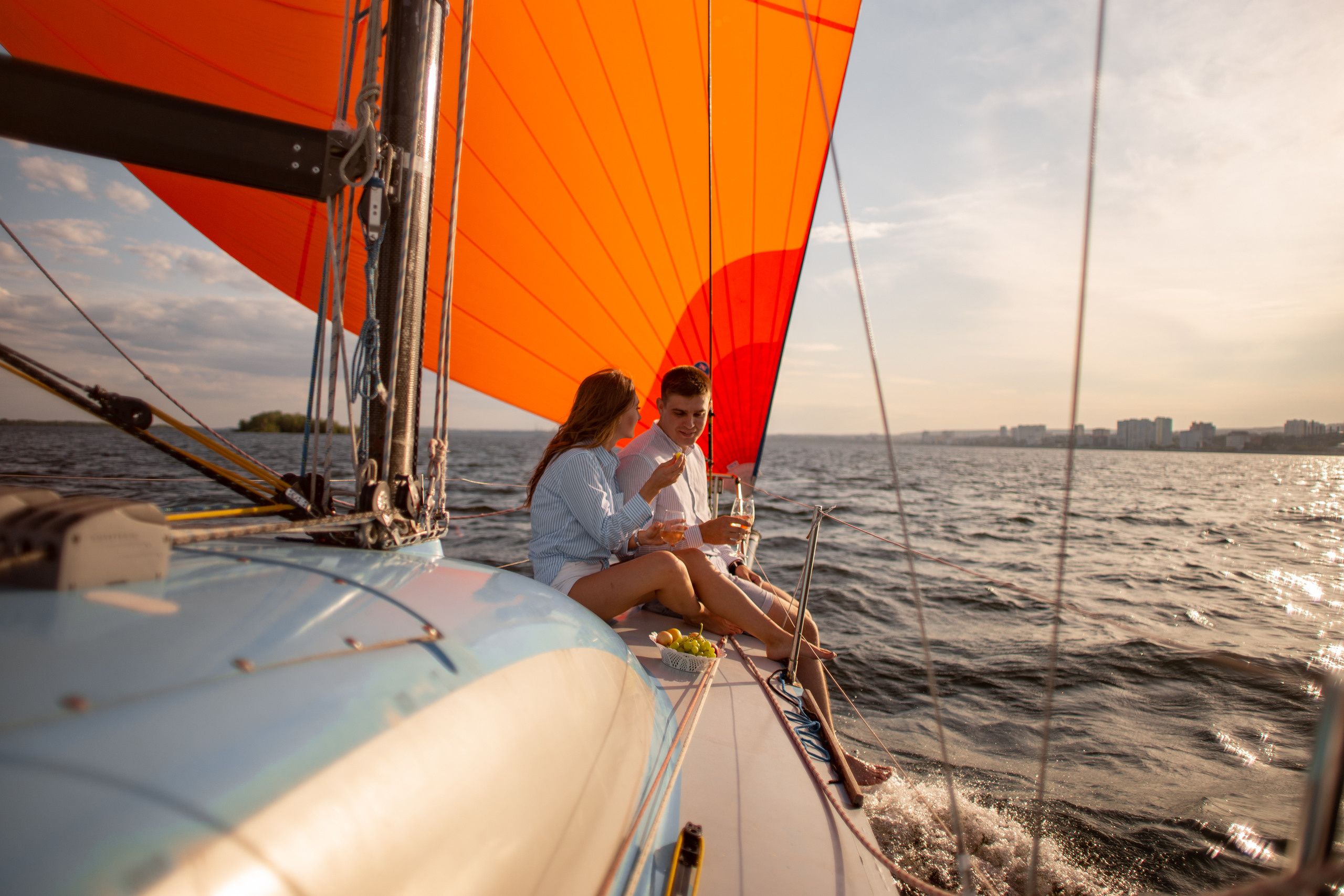 Прогулка на яхте. Ольга Плаксина фотограф в Саратове