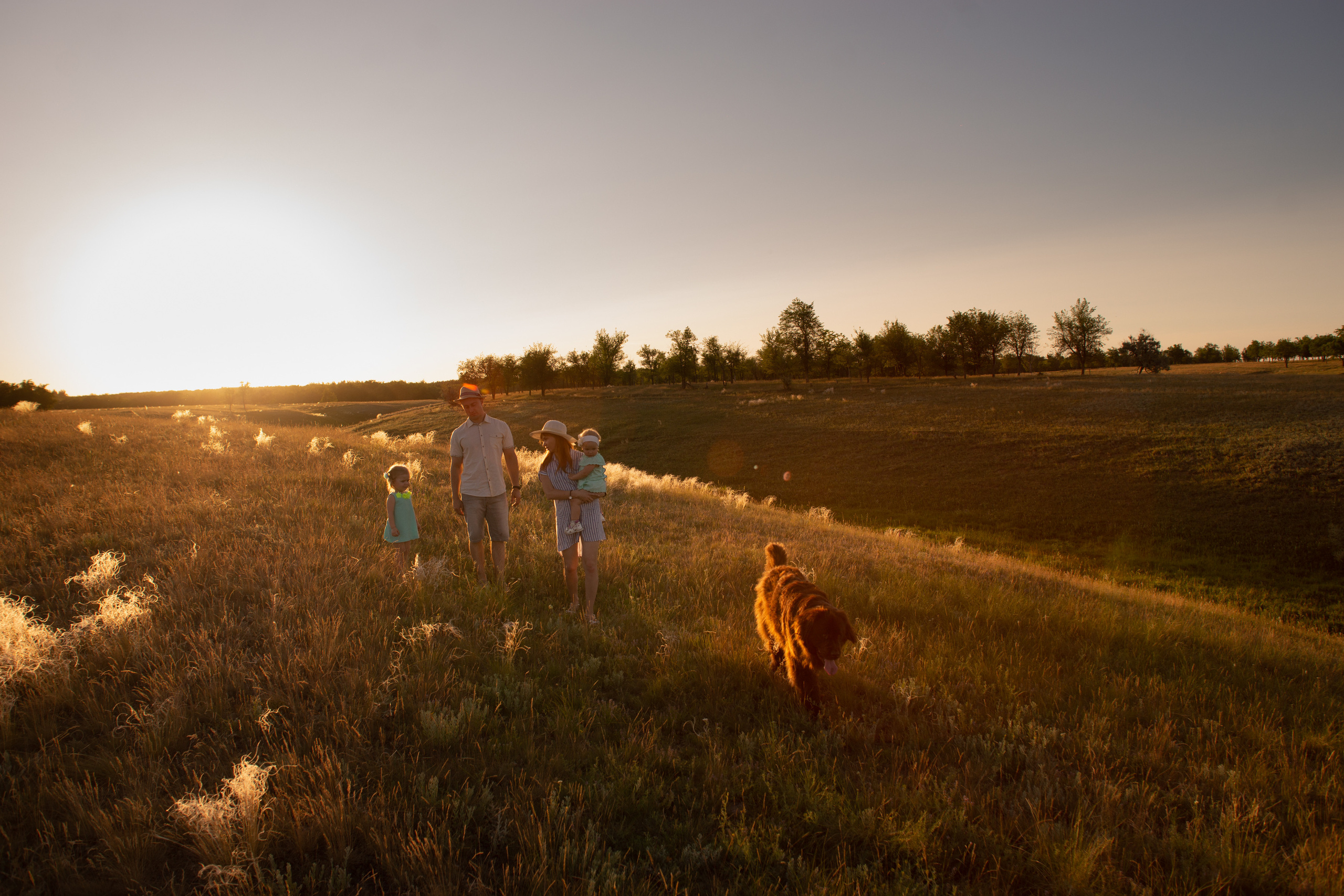 Аня, Вячеслав и дочки Соня и Лера. Ольга Плаксина фотограф в Саратове
