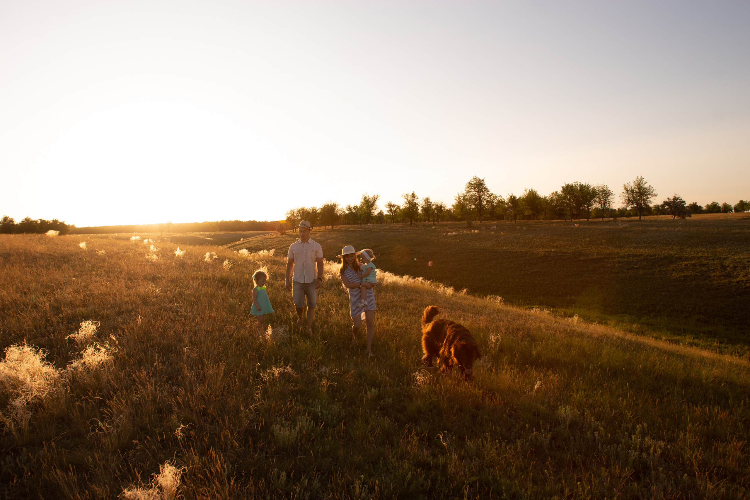 Аня, Вячеслав и дочки Соня и Лера. Ольга Плаксина фотограф в Саратове