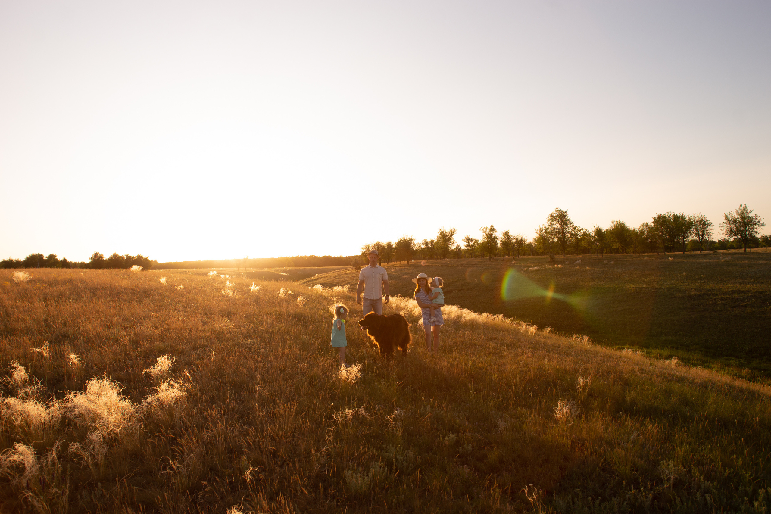 Аня, Вячеслав и дочки Соня и Лера. Ольга Плаксина фотограф в Саратове