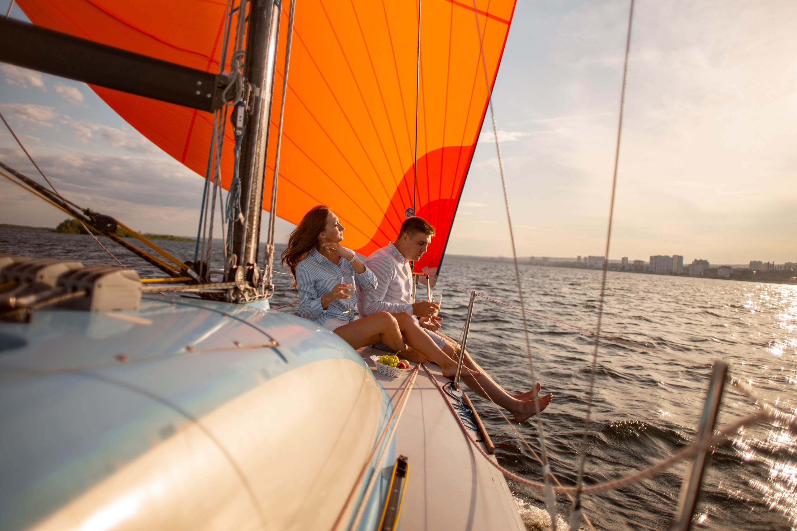 Прогулка на яхте. Ольга Плаксина фотограф в Саратове
