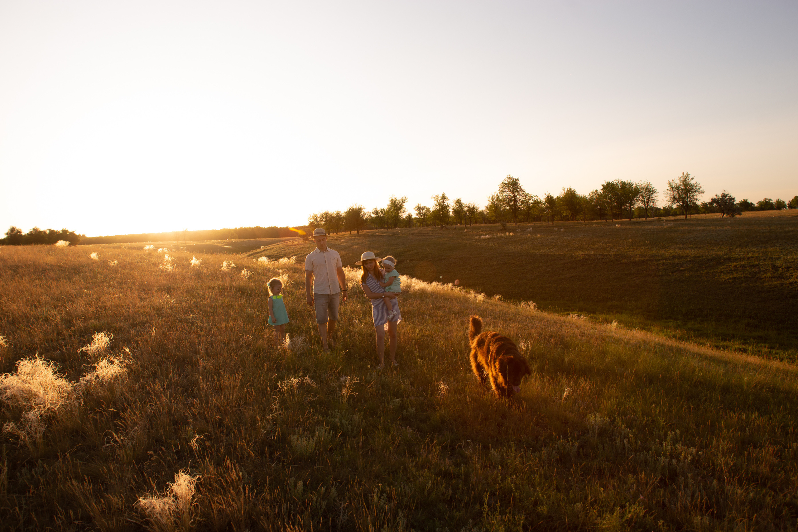 Аня, Вячеслав и дочки Соня и Лера. Ольга Плаксина фотограф в Саратове