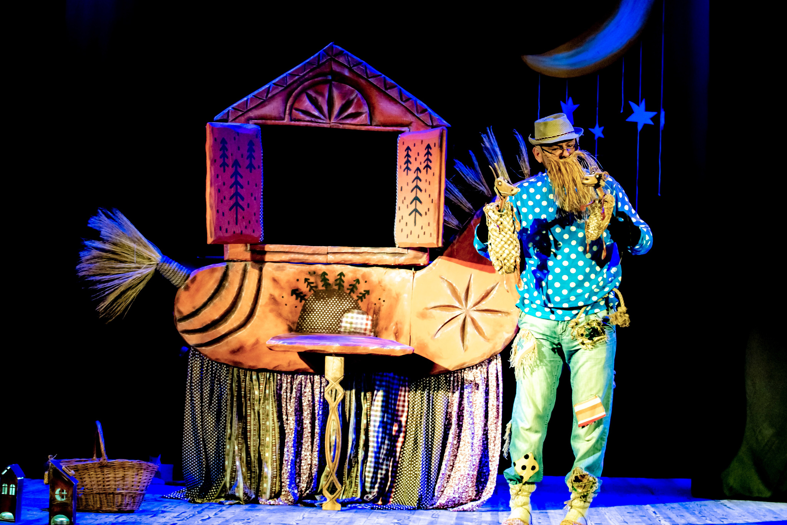 Лапотные сказки спектакль театра Саквояж. Фотограф в Сочи Юрий Шептаев