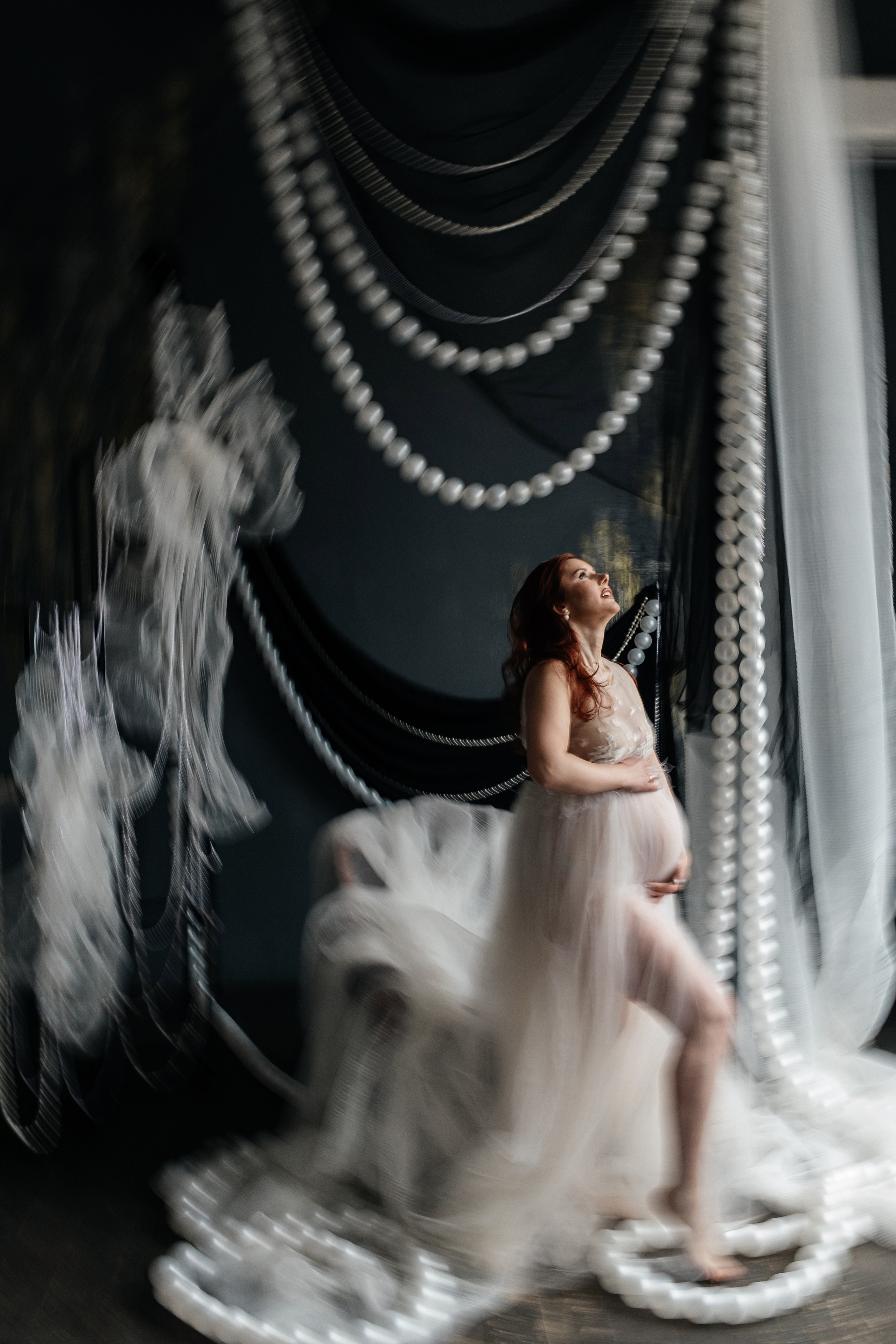 «Мягкость ожидания: в струящихся тканях и украшениях». Фотограф в Москве/Зарайске Шахова Марина