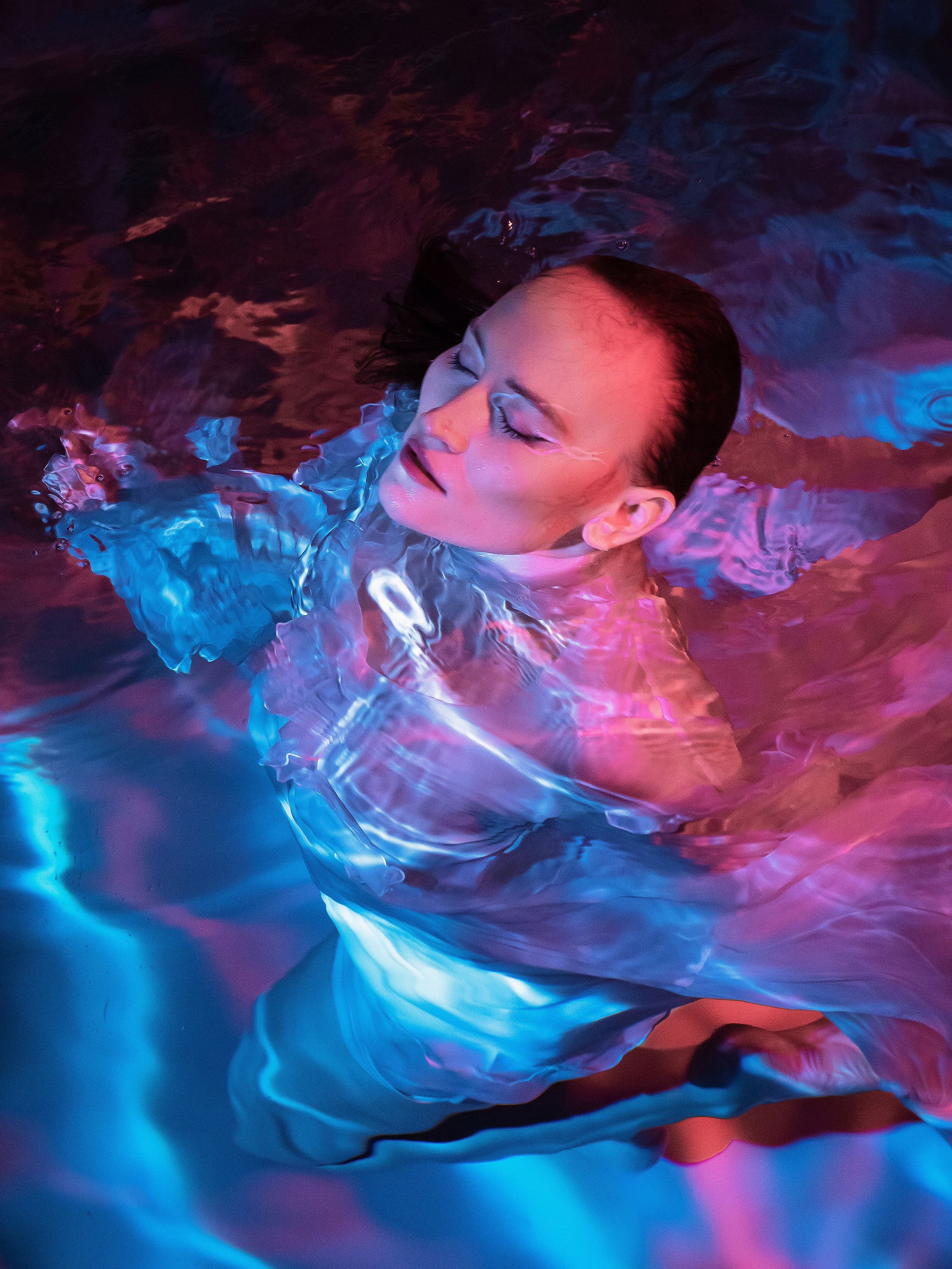 Персональная съёмка под водой для Мили. Фотограф Кристина Берг