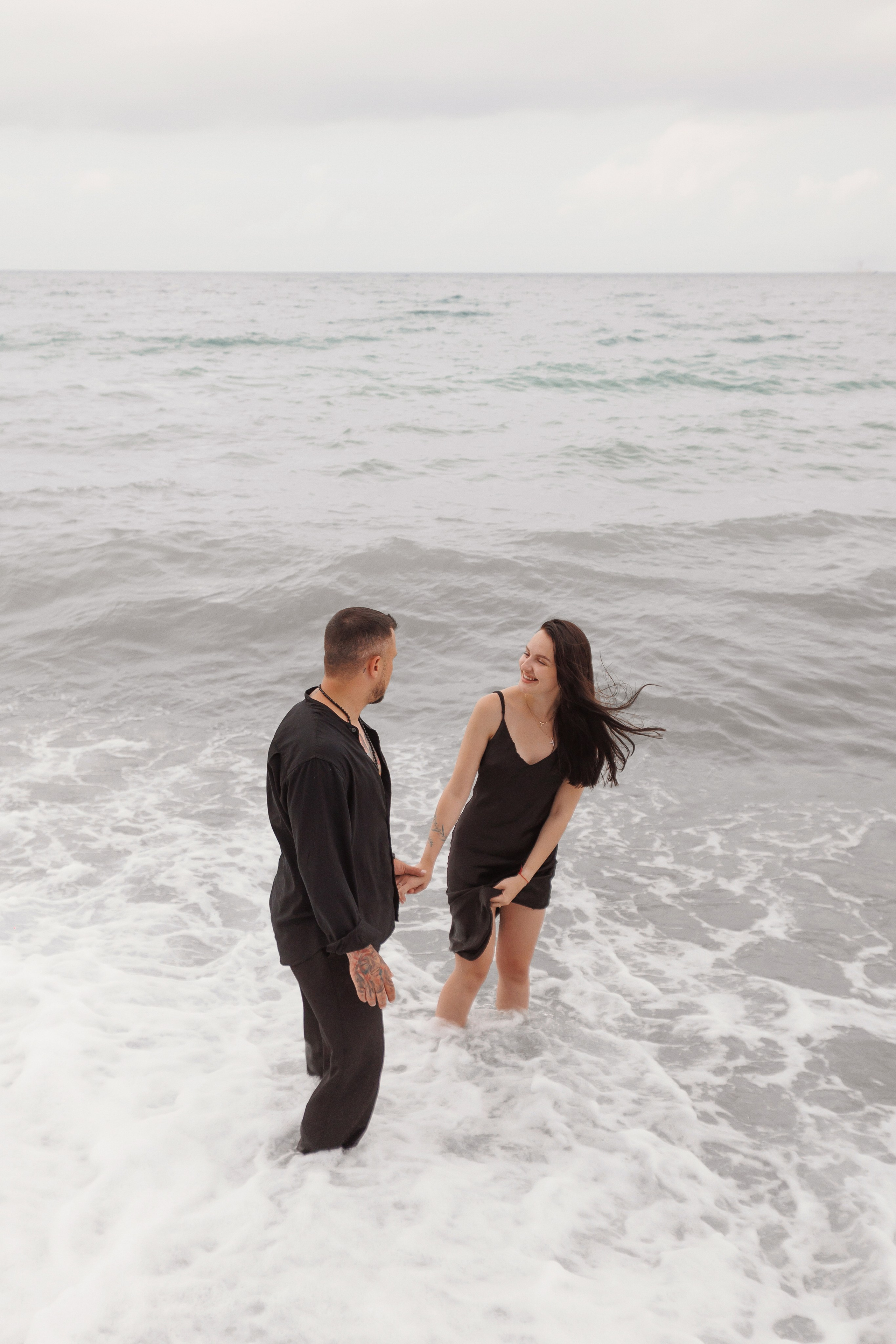 Парная фотосессия у моря. Свадебный и семейный фотограф в Сочи Денис Вялов