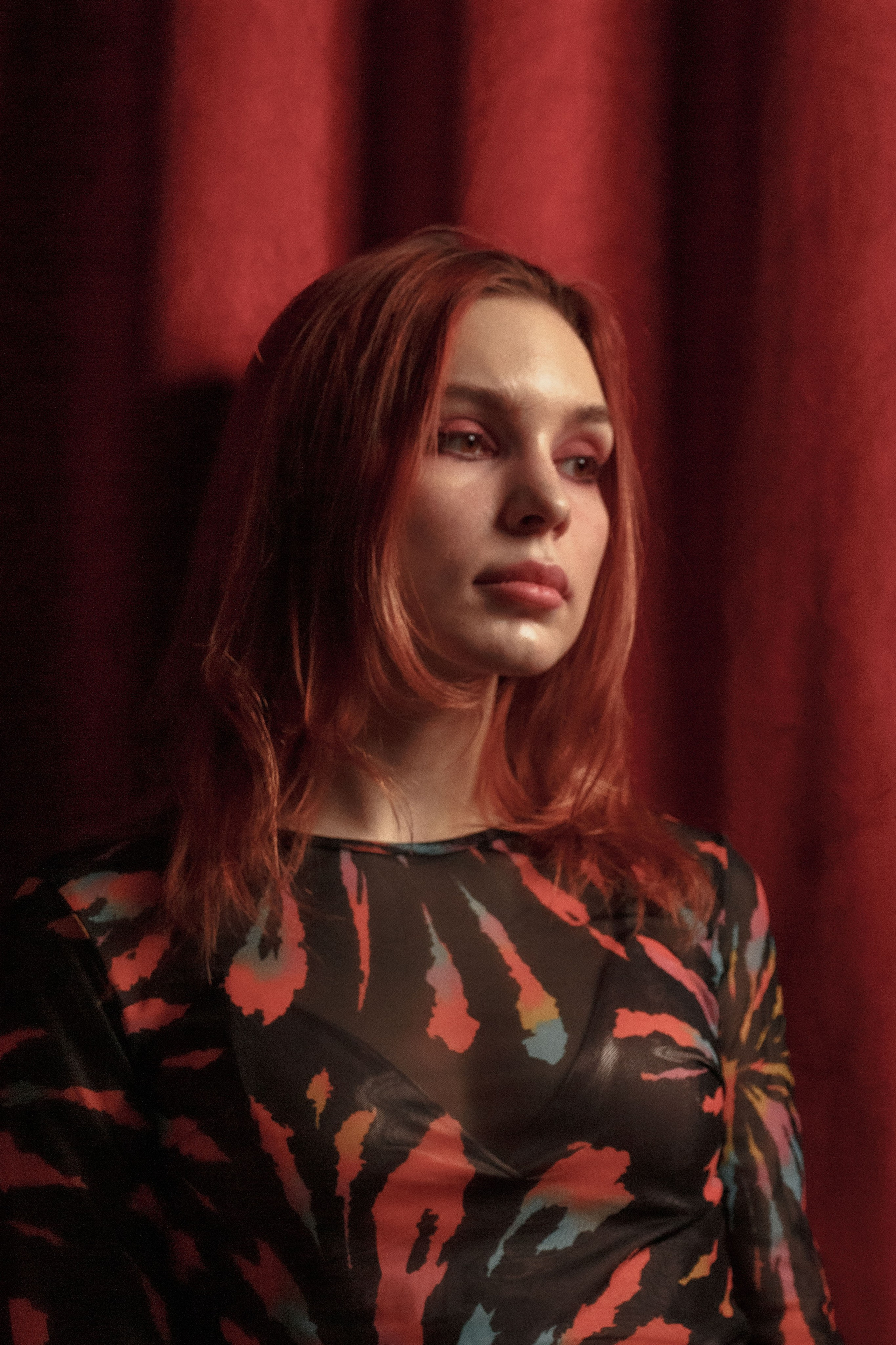 Анастасия в «Blue velvet». Фотограф Екатерина Козловская