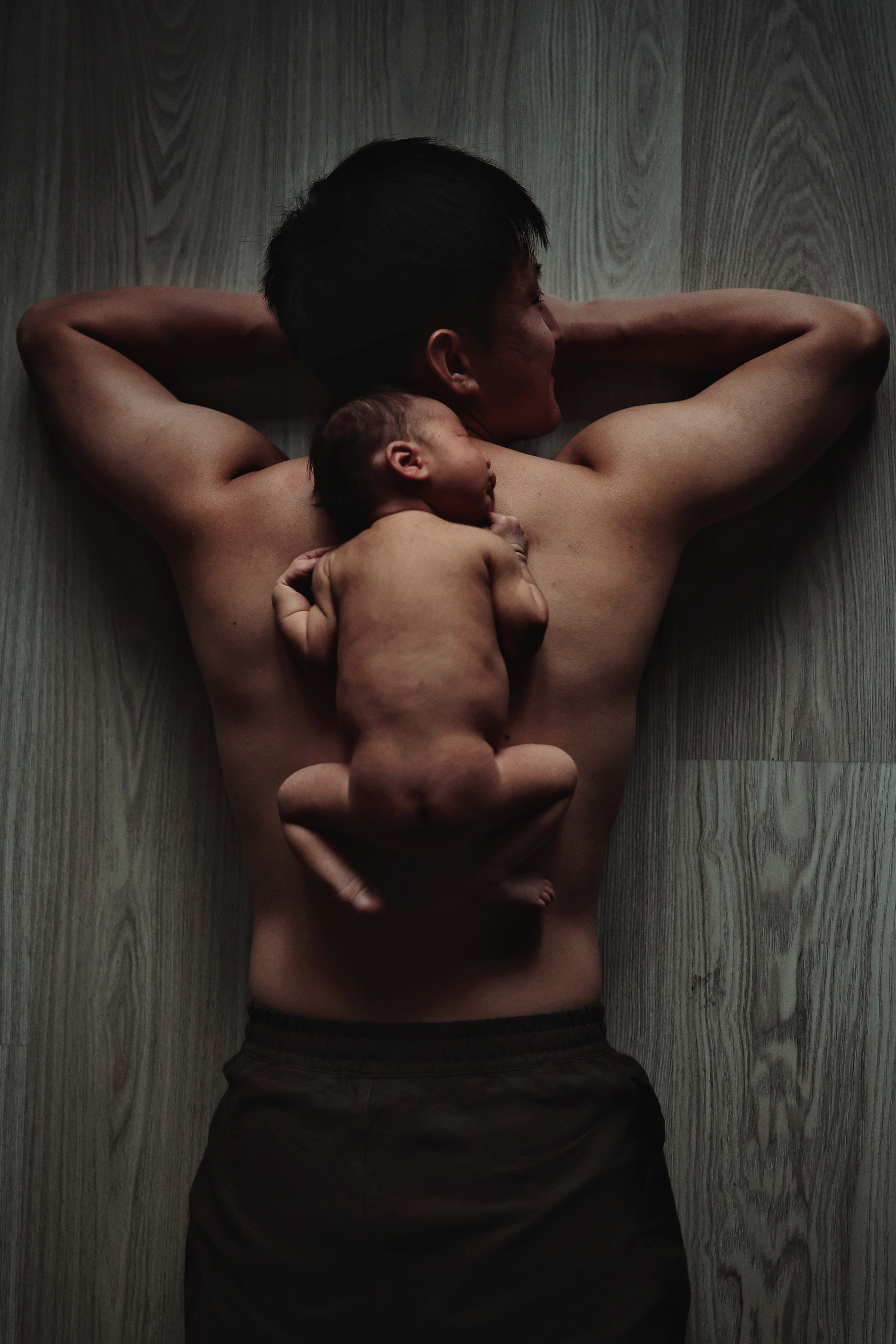 Первая фотосессия новорождённой Ники. Семейный фотограф в Москве и Люберцах Юлия Гуськова