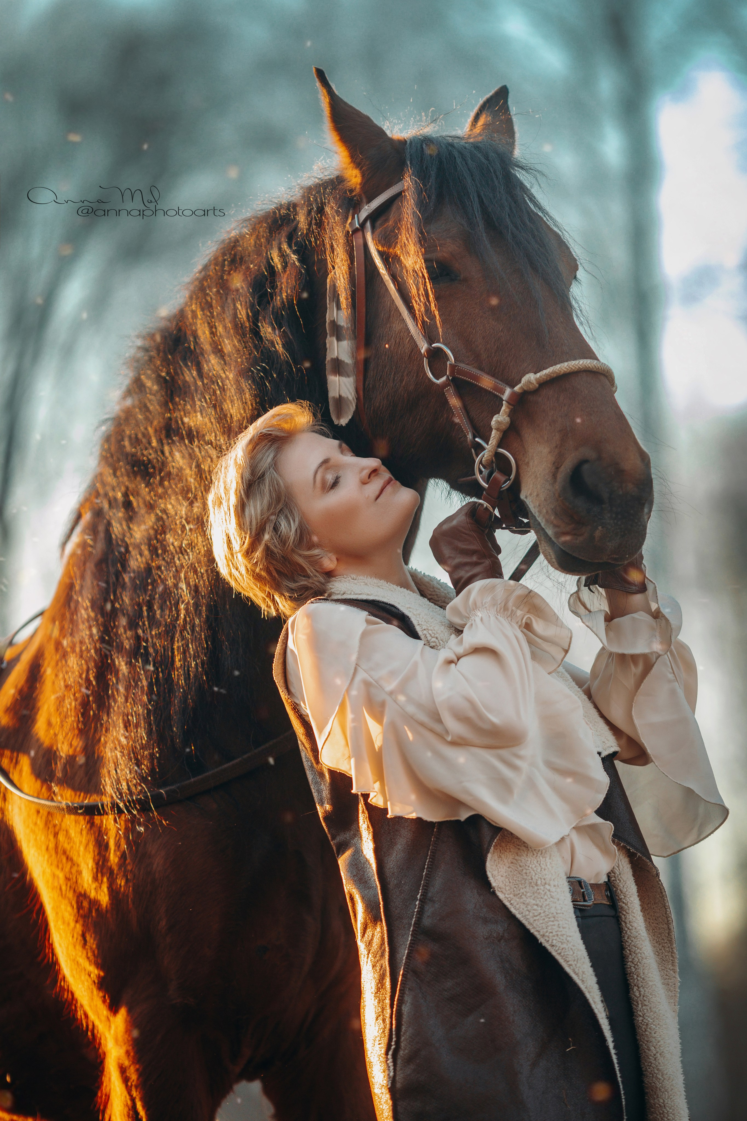 Наталья и Талисман. Анна Молчанова конный фотограф в Тюмени | фотосессии с лошадьми Тюмень
