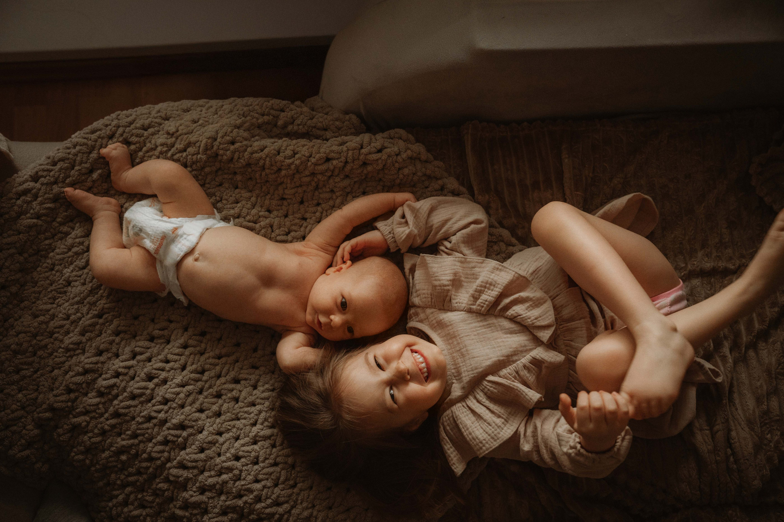 Ваня, Лера, Алиса и Кирюша. Семейный фотограф • Домашние съемки в Нижнем Новгороде