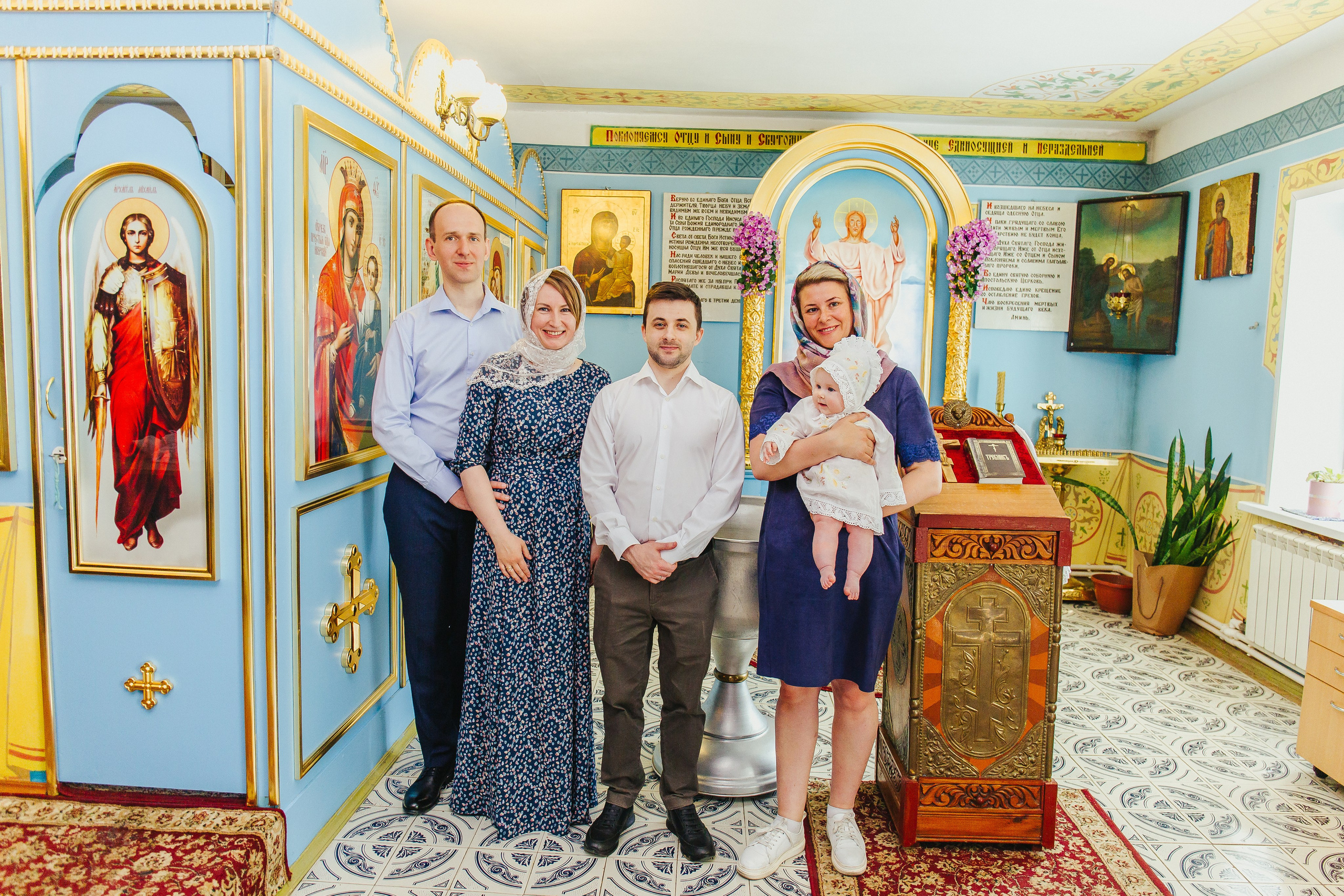 Фотосессия крещения малыша. Фотограф новорожденных и детский в Сергиевом Посаде Кругликова Юлия