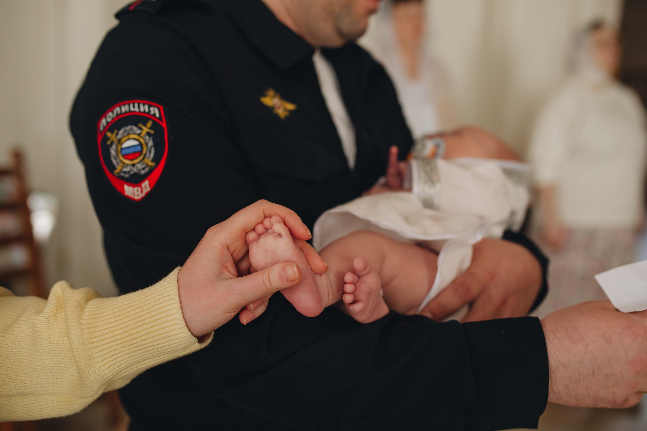 Крещение в светлом Храме. Семейный и детский фотограф в Москве Дорогова Екатерина
