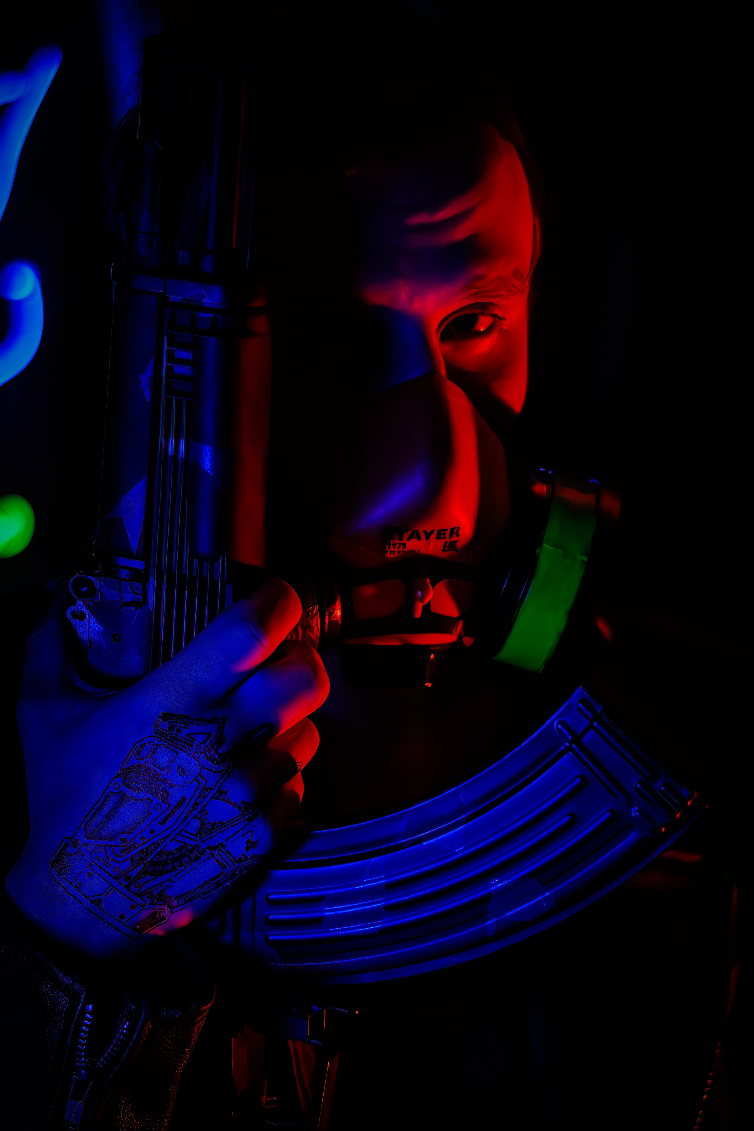 Фотосъёмка в стиле Киберпанк. Фотограф в Южно-Сахалинске Гусаков Евгений