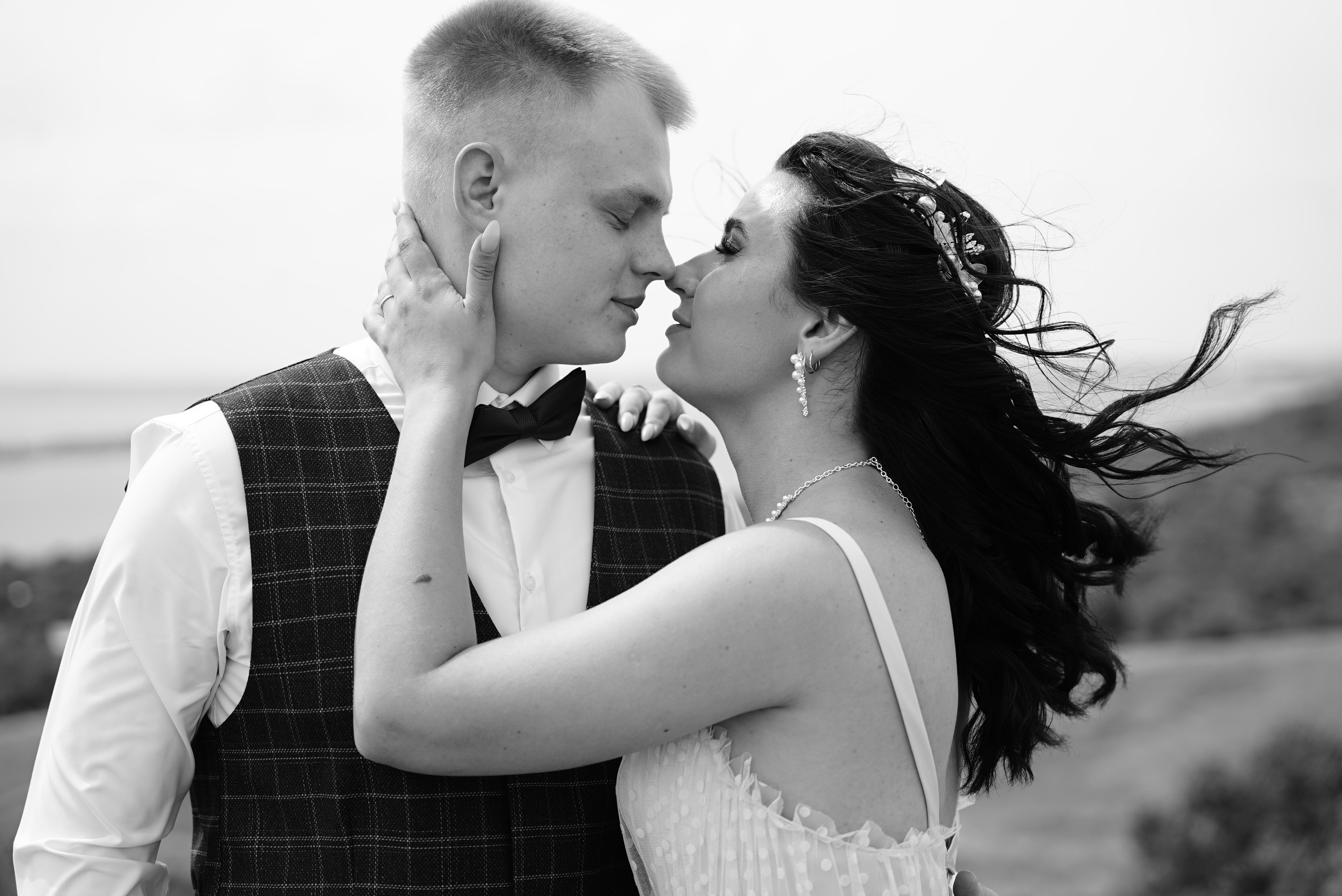 Антон и Маргарита чб. Свадебный фотограф в Самаре Анна Ковалева