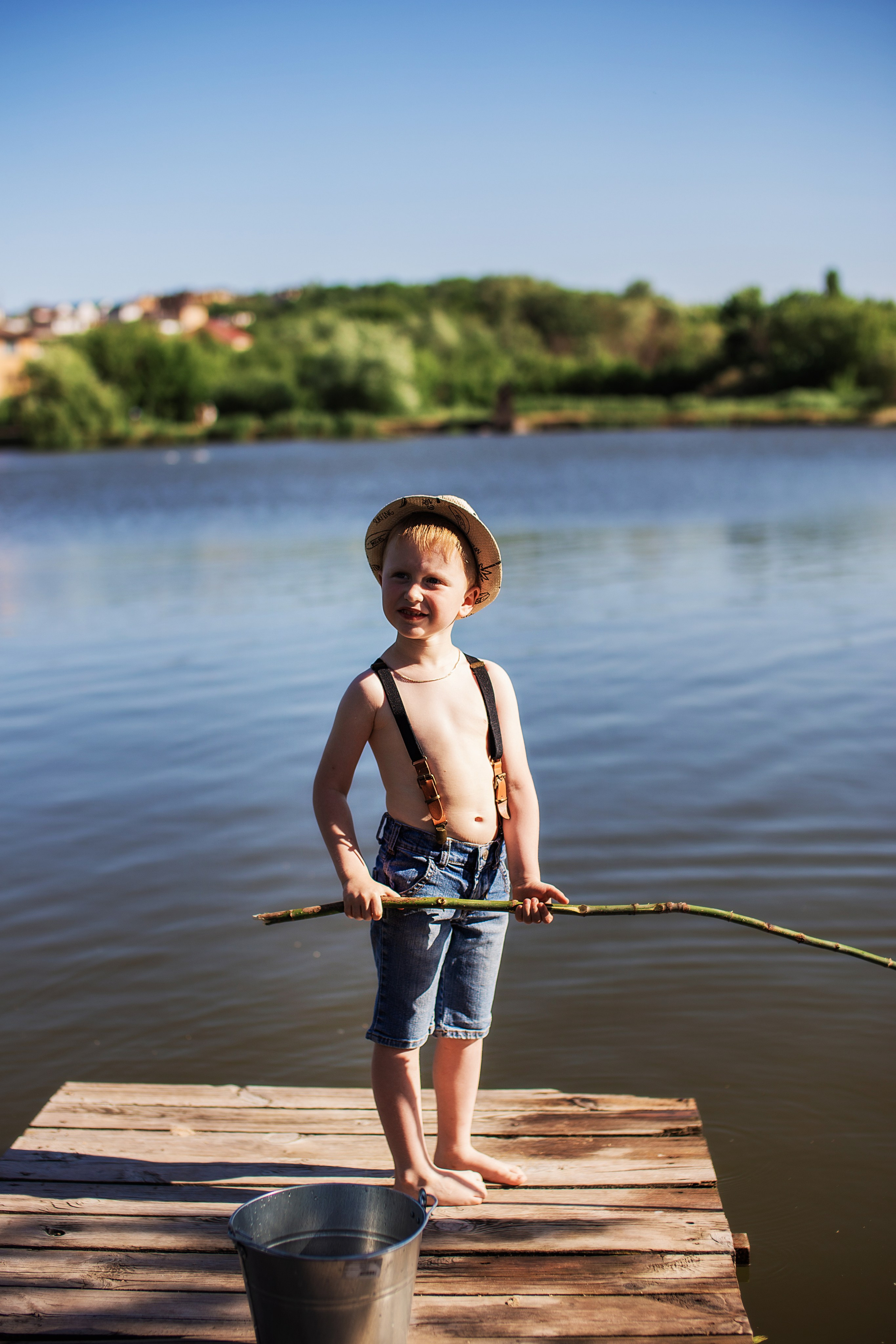 На рыбалке. Семейный фотограф в Саратове