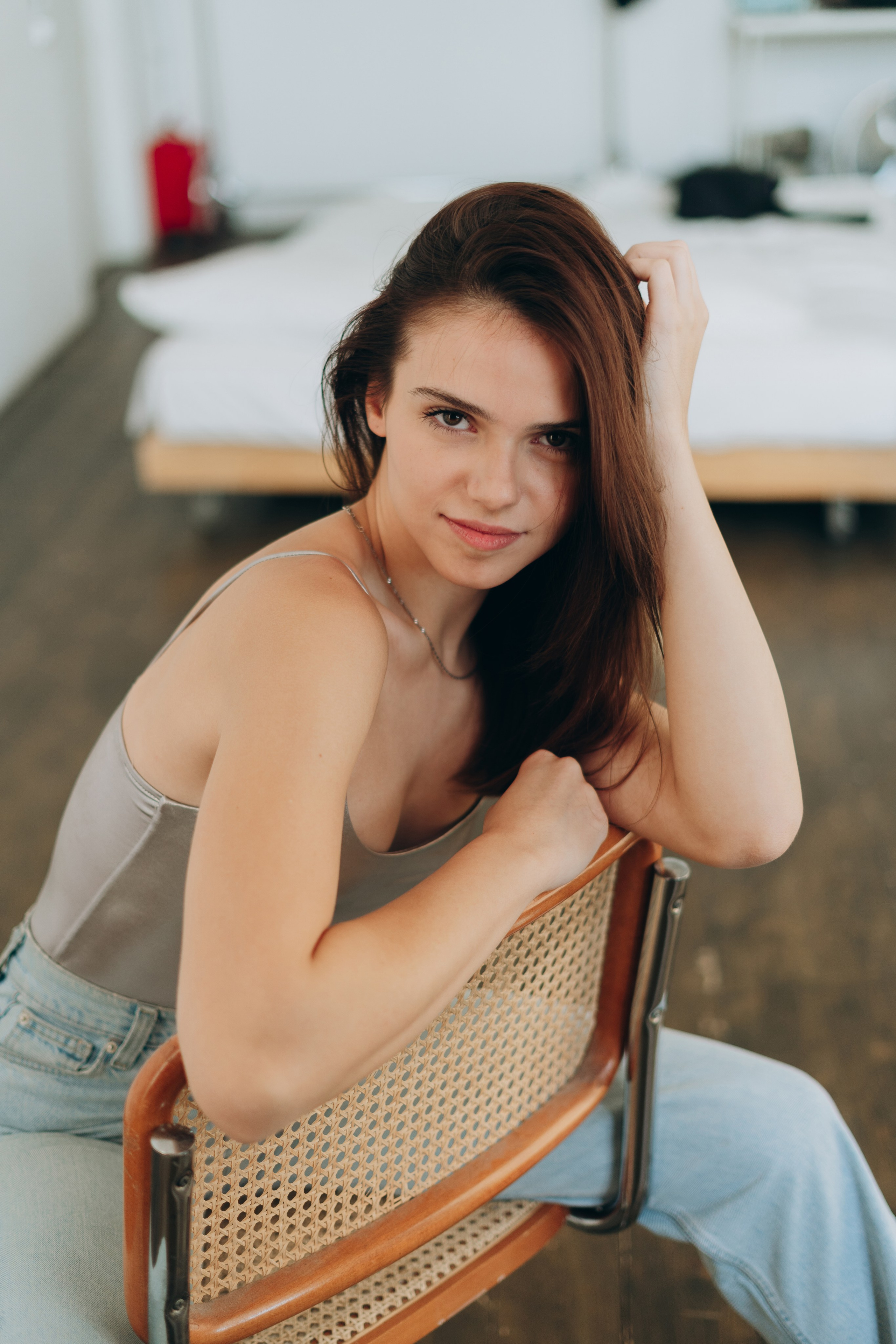 Настя. Модельные тесты. Фотограф Москва Виктория-Антуанетта