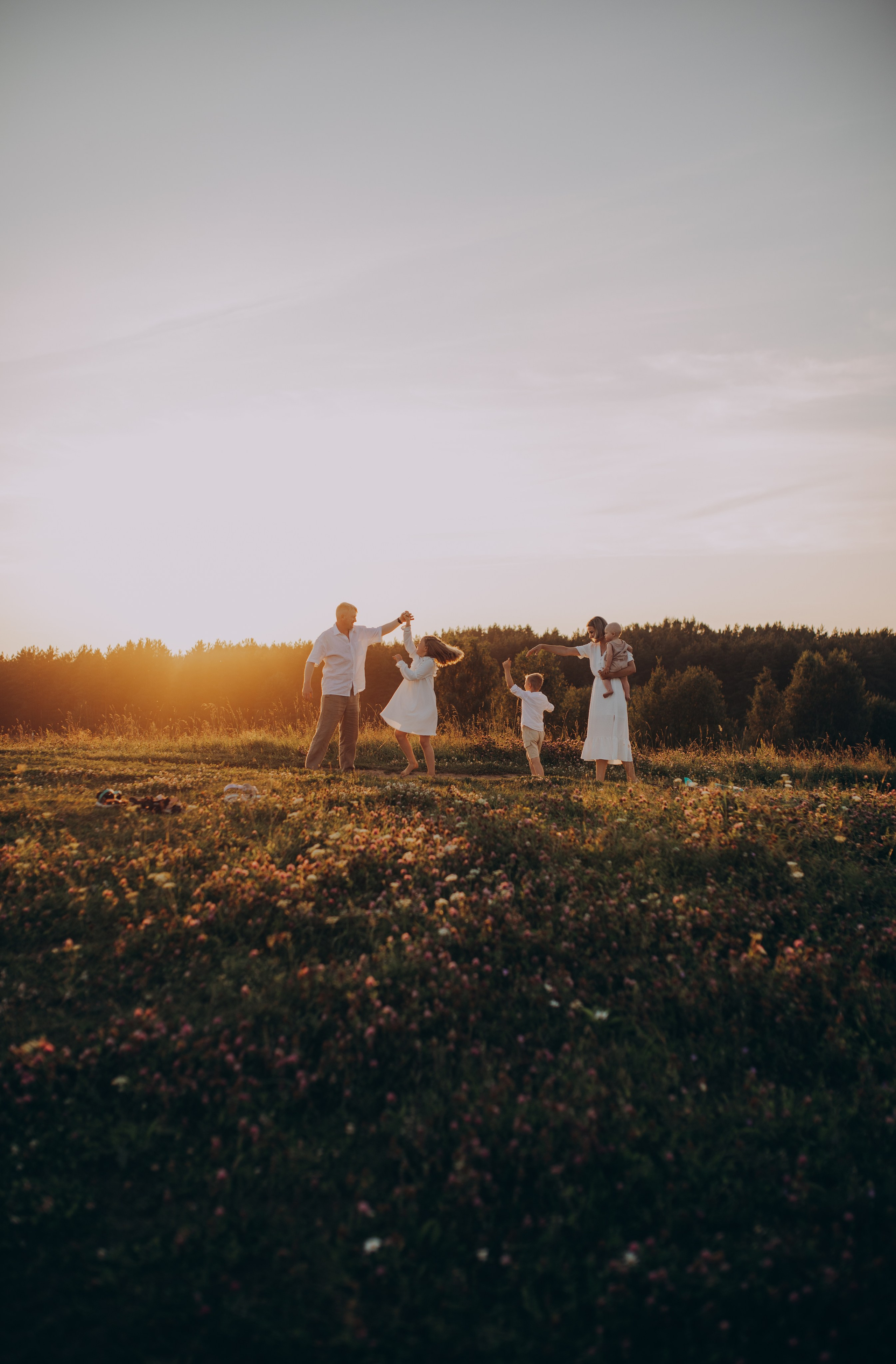 Летний закат. Семейный фотограф Кристина Шахура
