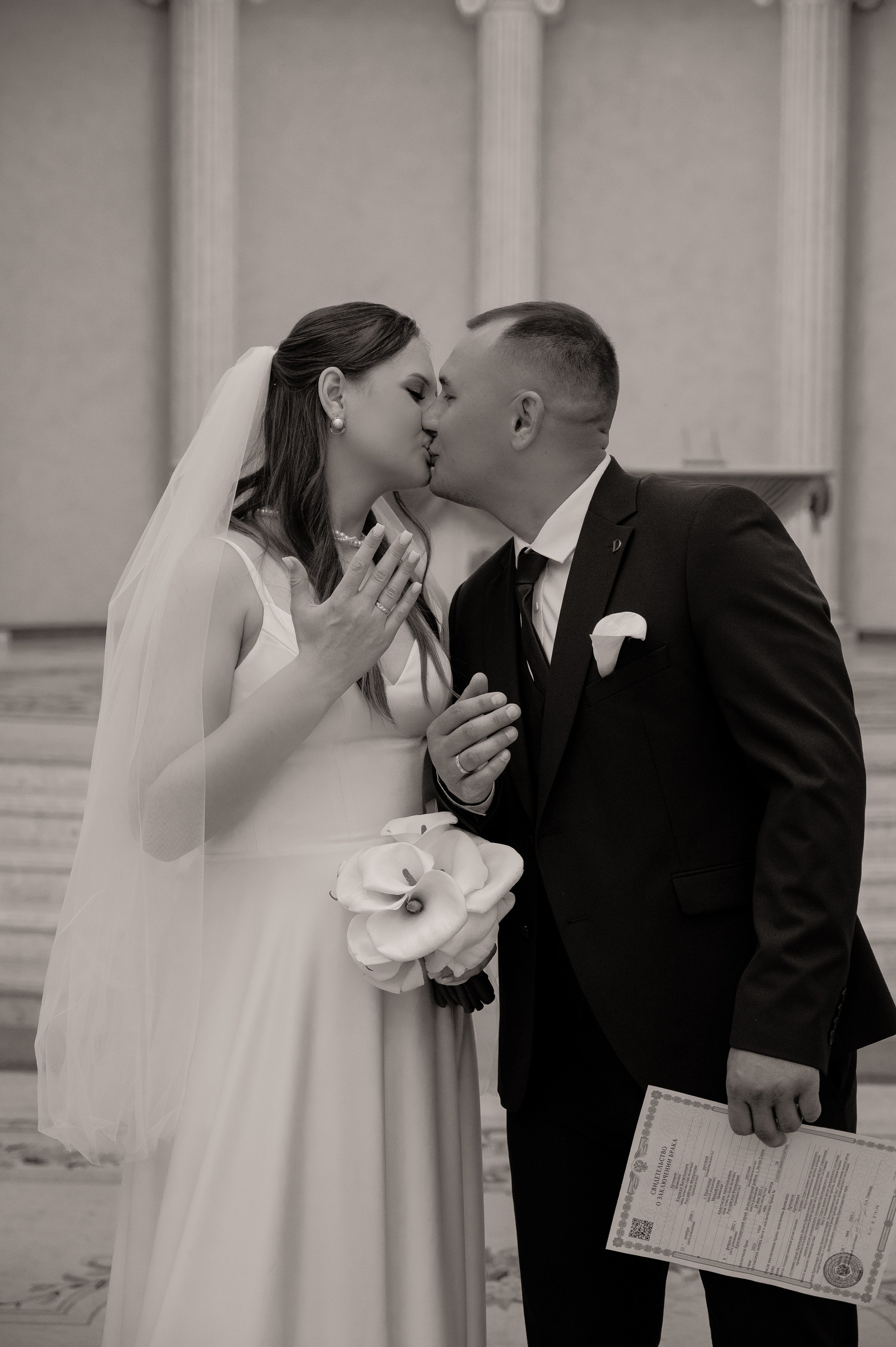 Загс (студия и прогулка). Свадебный и семейный фотограф в Краснодаре Алина Мельник