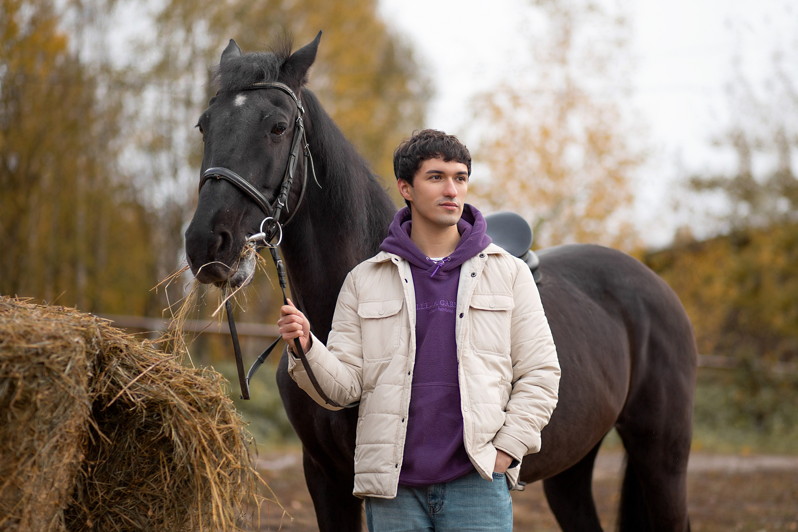 Рустам и Жасмин. Фотосессия с лошадьми в Нижнем Новгороде