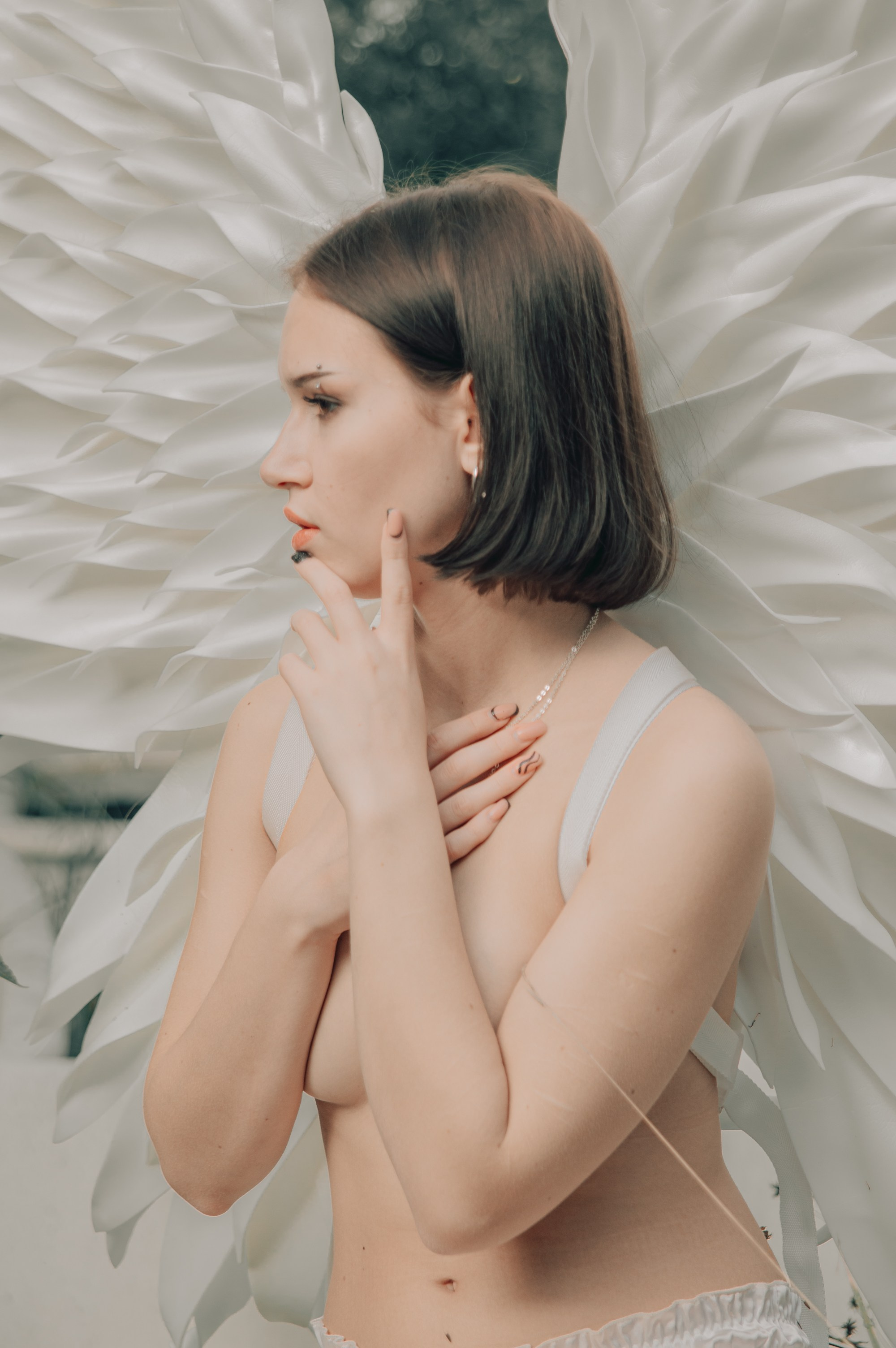 Девушка с ангельскими крыльями фотография в Сочи