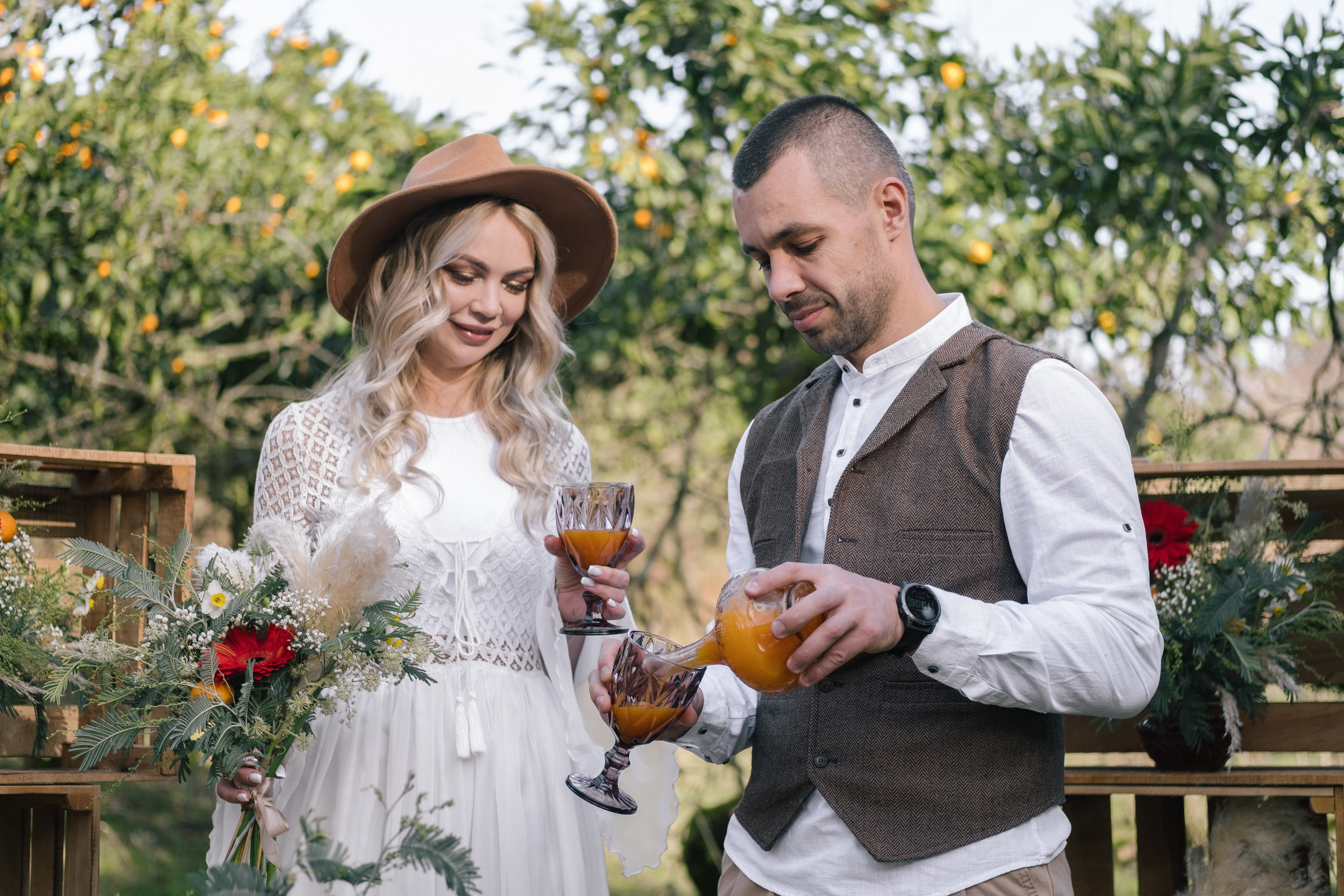 Свадьба в мандариновом саду. Свадьба в Абхазии|Фотограф в Абхазии